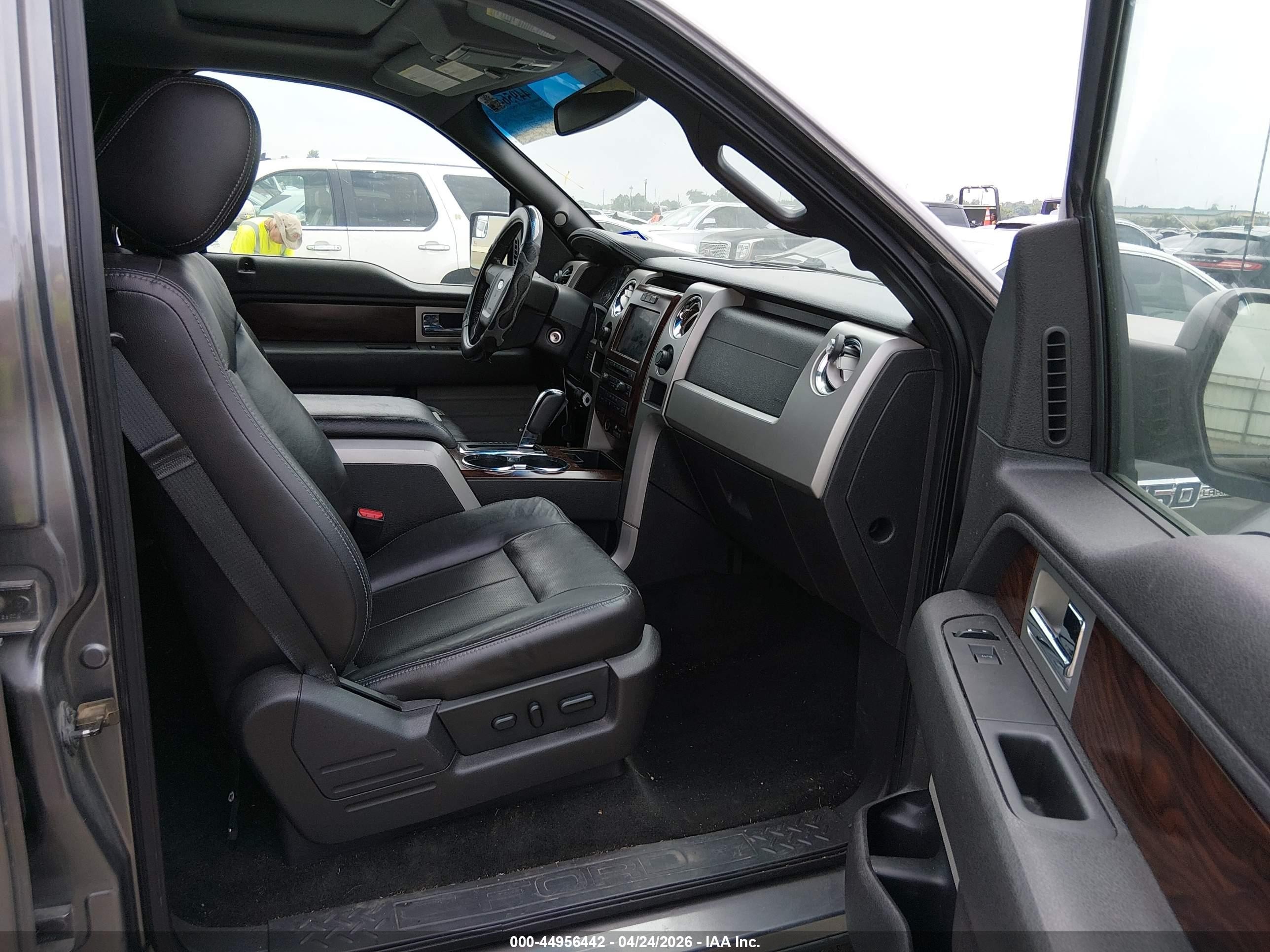 2012 Ford F-150 Lariat Gray vin: 1FTFW1EF3CFB83276