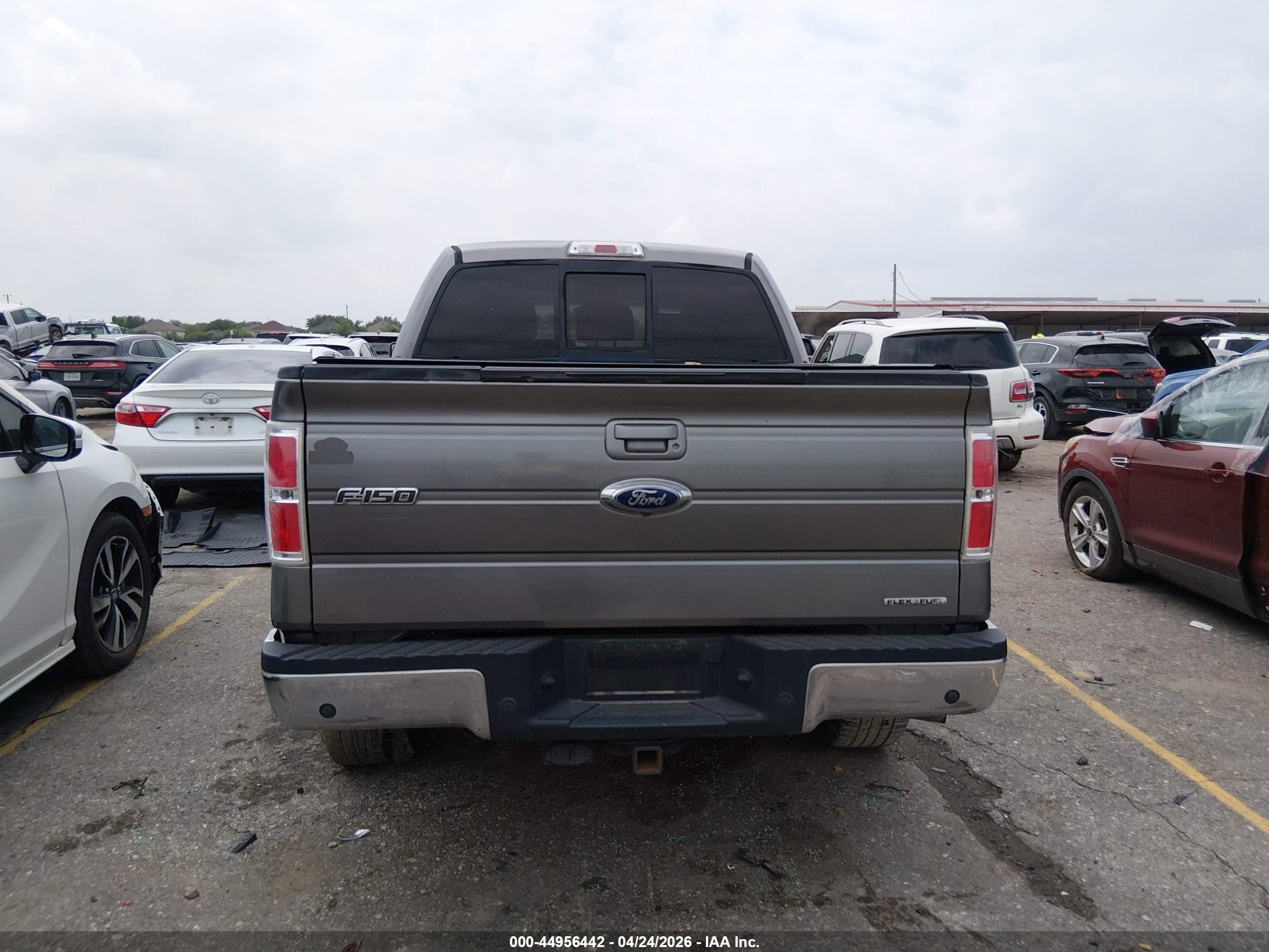 2012 Ford F-150 Lariat Gray vin: 1FTFW1EF3CFB83276