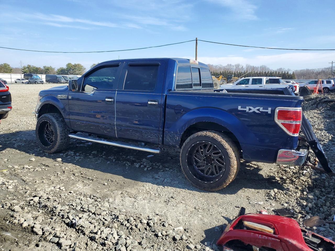 2012 Ford F150 Supercrew Blue vin: 1FTFW1EF3CFC15398