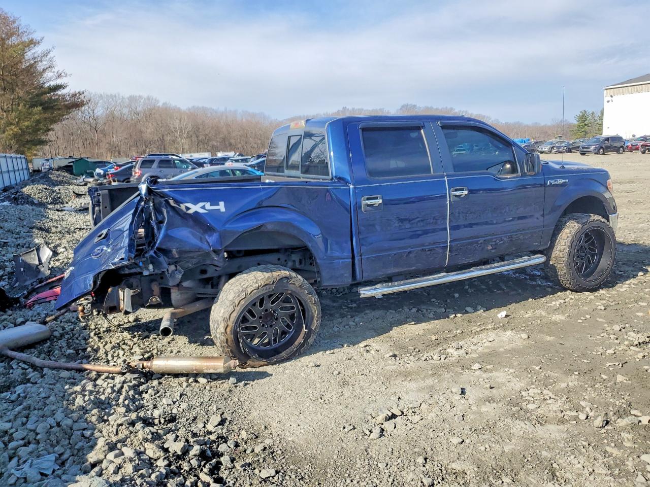 2012 Ford F150 Supercrew Blue vin: 1FTFW1EF3CFC15398