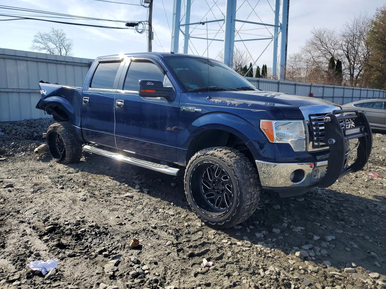 2012 Ford F150 Supercrew Blue vin: 1FTFW1EF3CFC15398