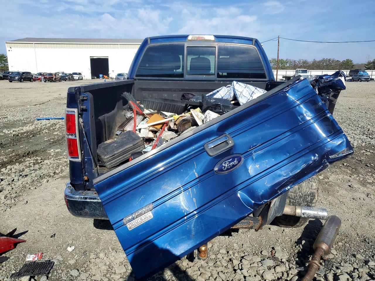 2012 Ford F150 Supercrew Blue vin: 1FTFW1EF3CFC15398