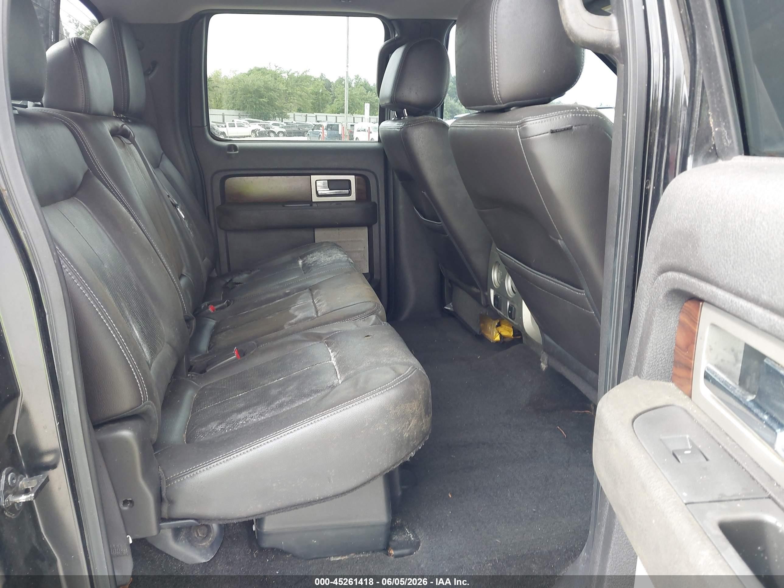 2012 Ford F-150 Lariat Черный vin: 1FTFW1EF3CFC32363