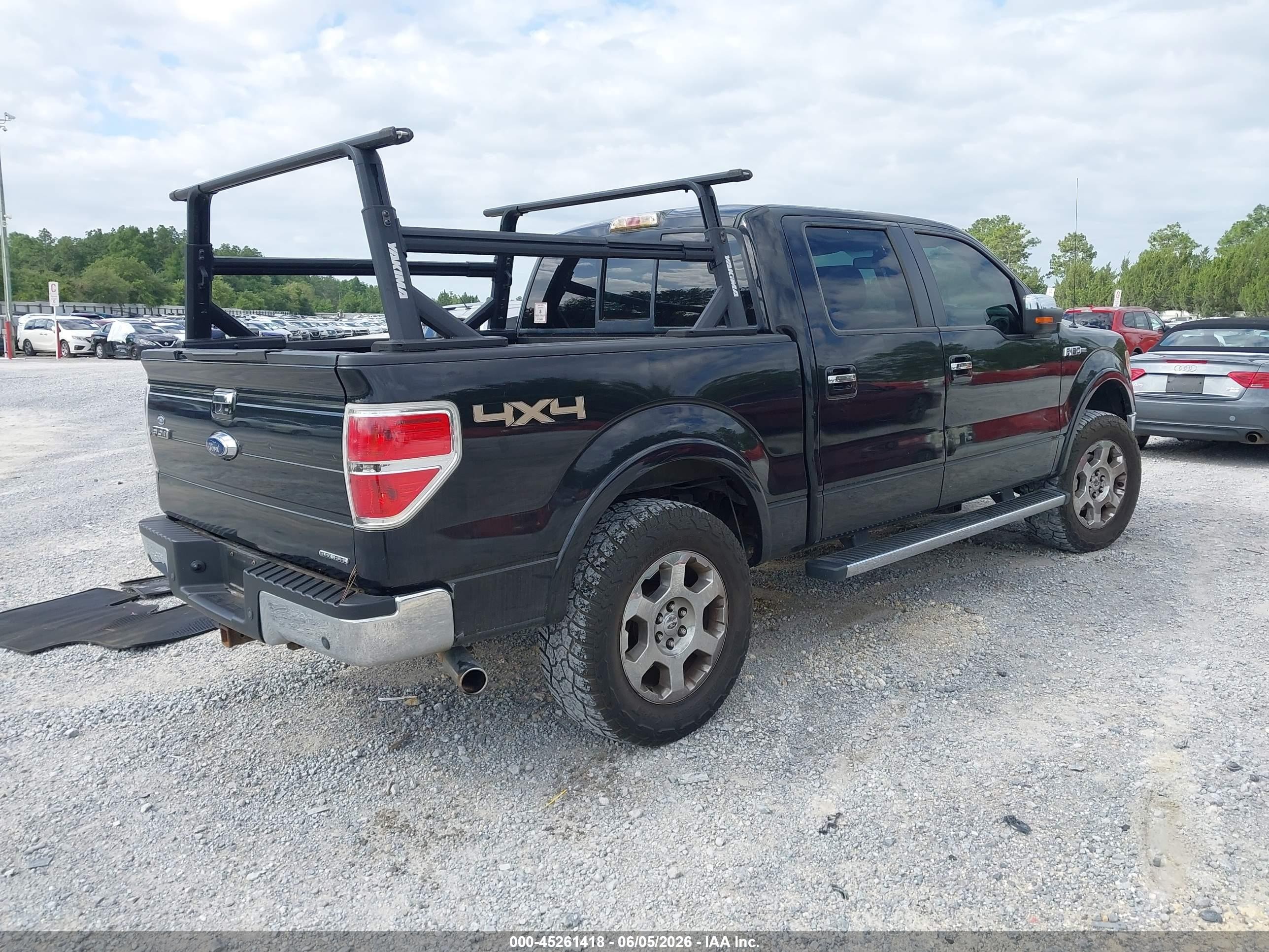 2012 Ford F-150 Lariat Черный vin: 1FTFW1EF3CFC32363