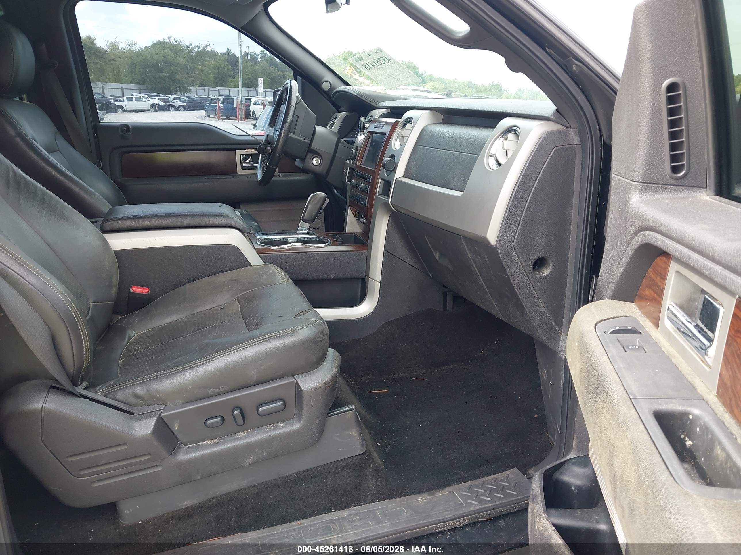 2012 Ford F-150 Lariat Черный vin: 1FTFW1EF3CFC32363