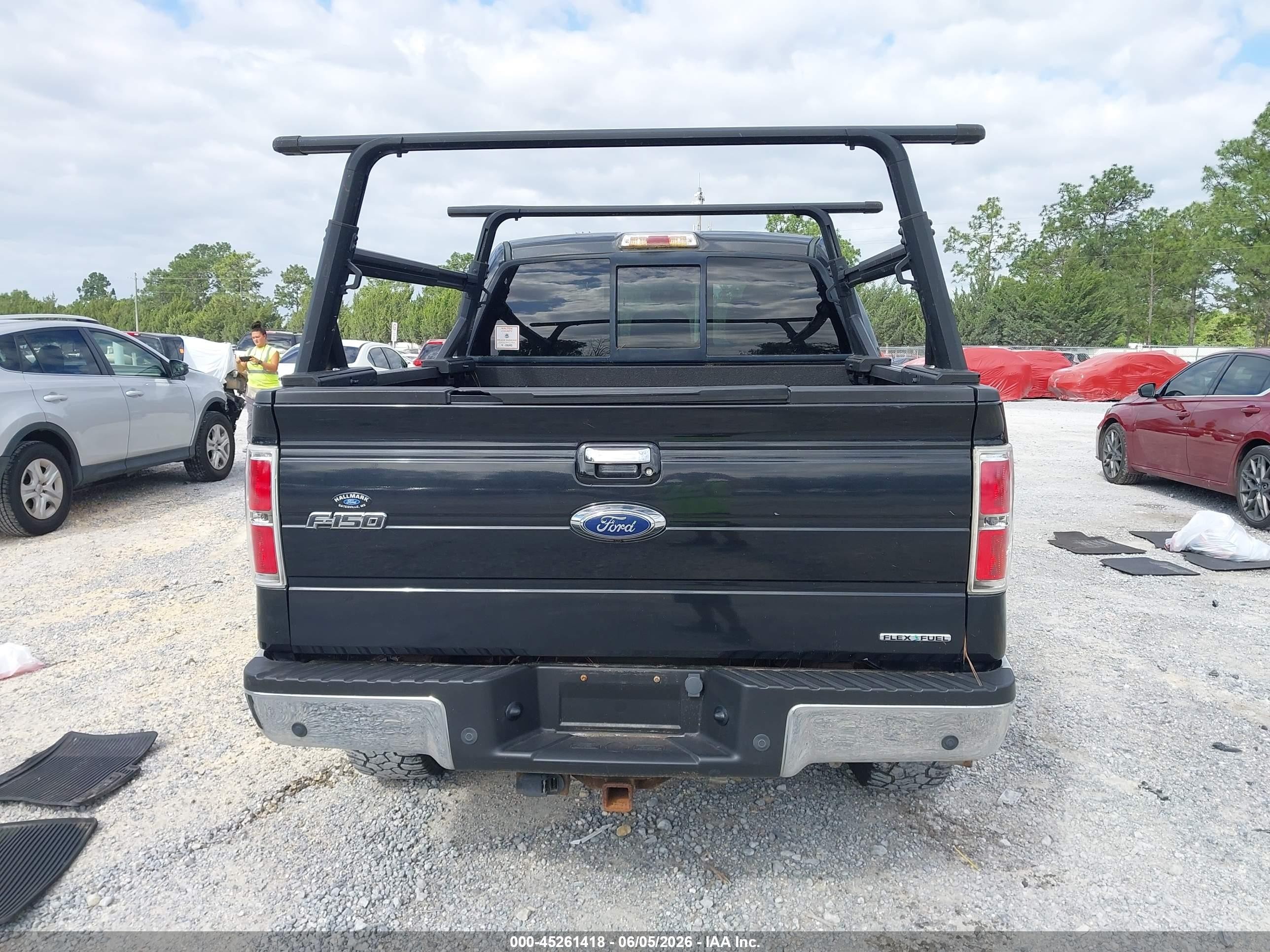 2012 Ford F-150 Lariat Черный vin: 1FTFW1EF3CFC32363