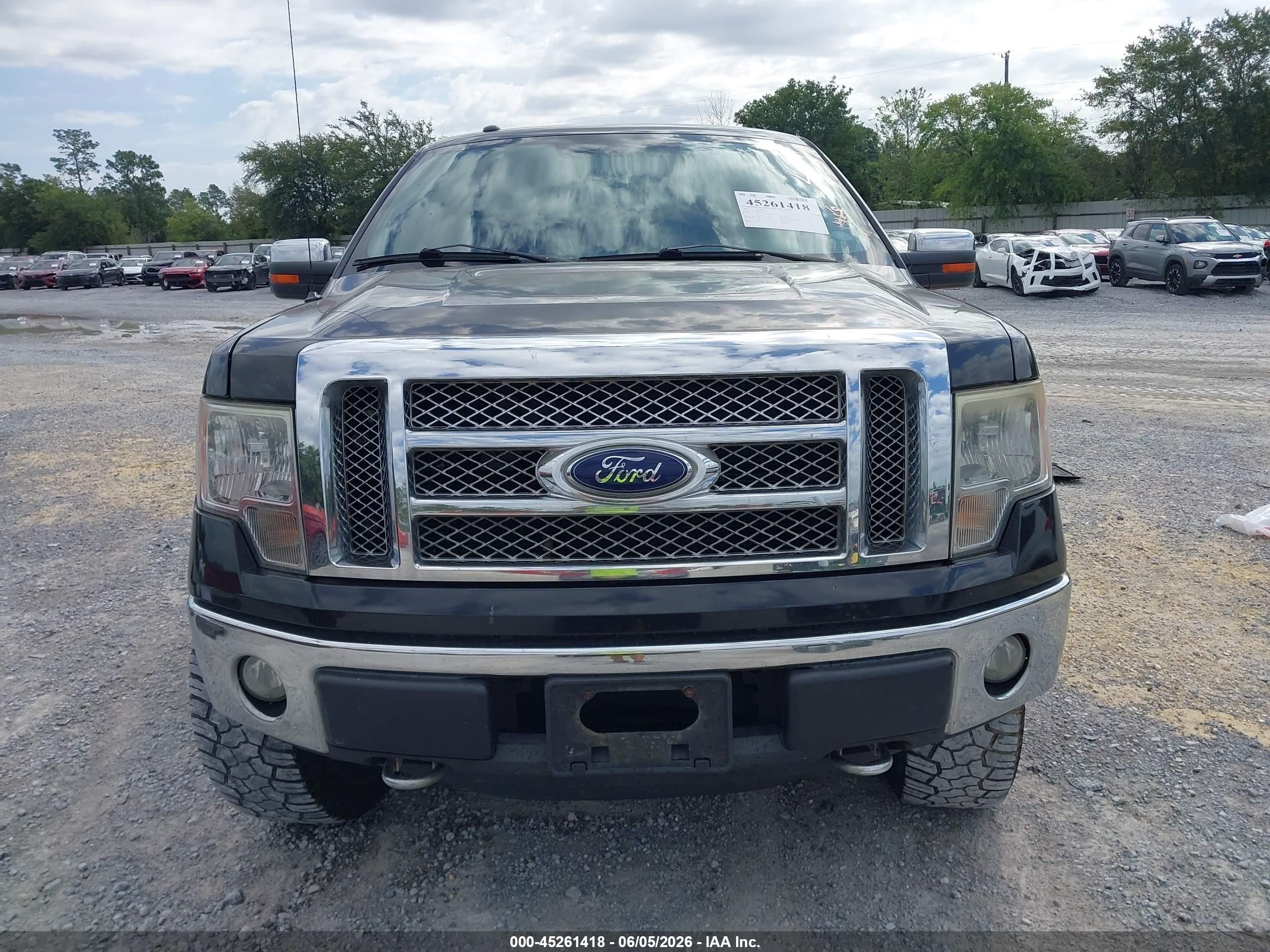 2012 Ford F-150 Lariat Черный vin: 1FTFW1EF3CFC32363