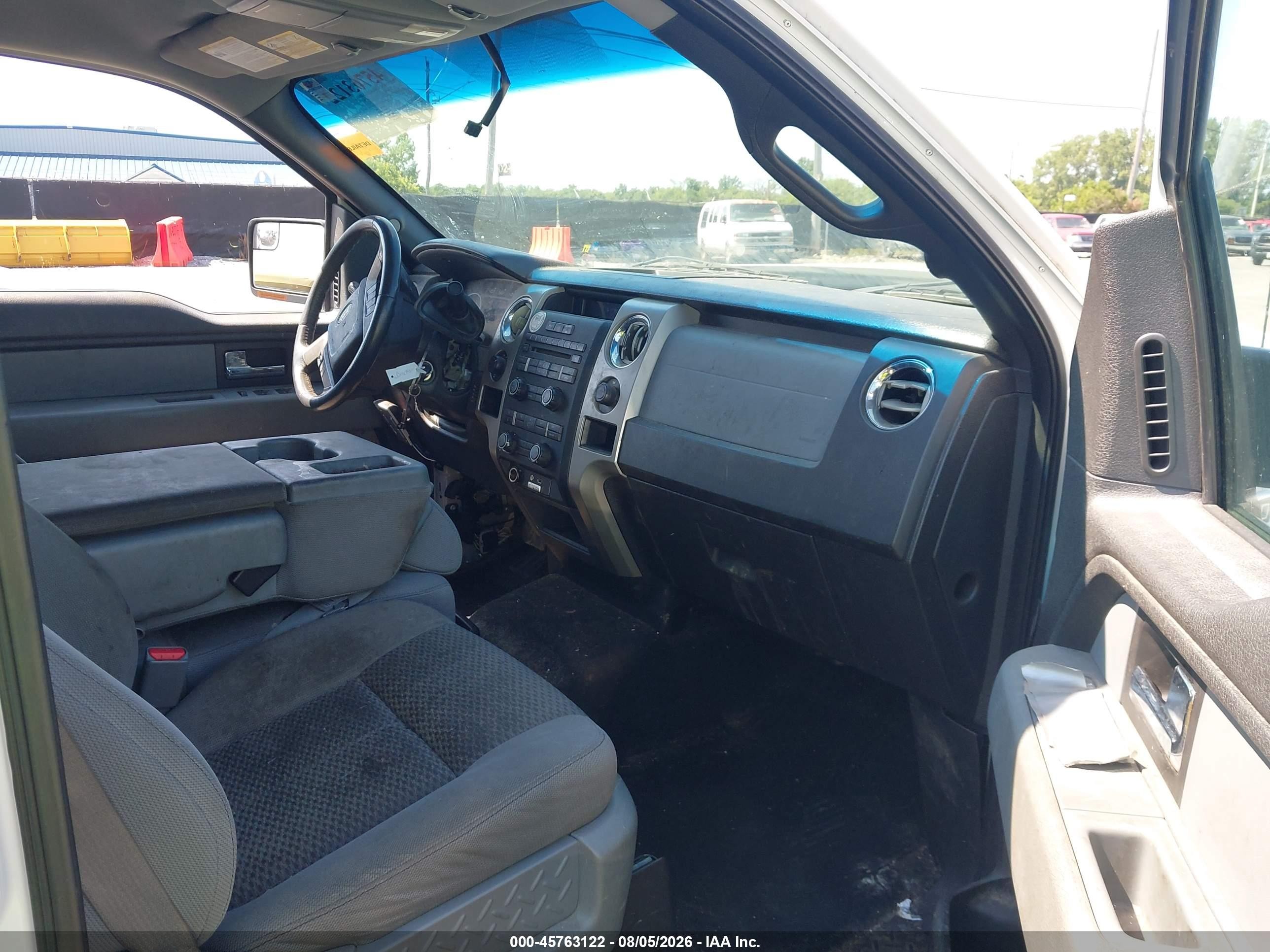 2012 Ford F-150 Xlt White vin: 1FTFW1EF3CFC32993