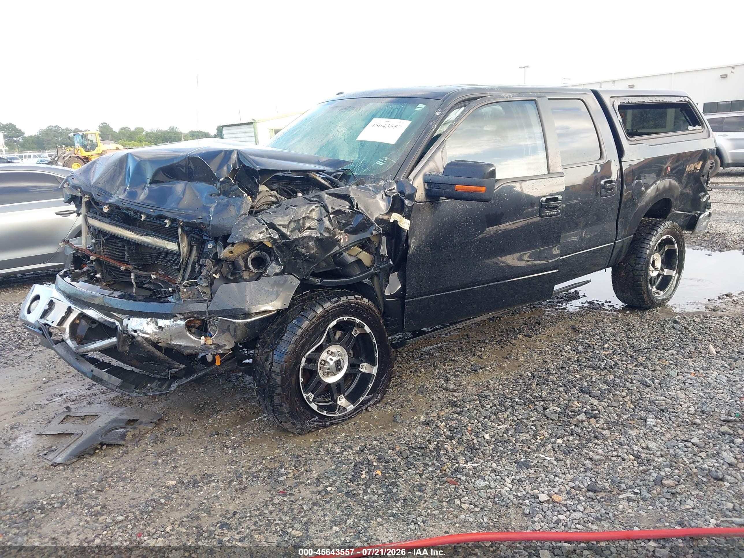 2012 Ford F-150 Lariat Black vin: 1FTFW1EF3CFC55111