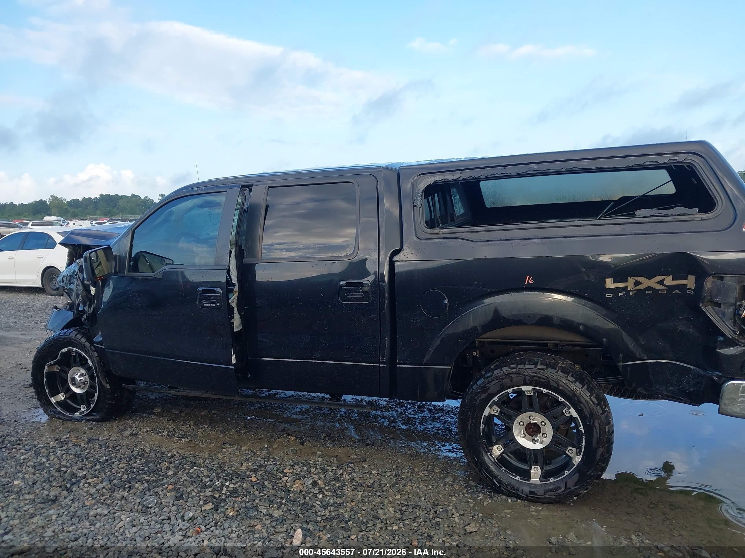 2012 Ford F-150 Lariat Black vin: 1FTFW1EF3CFC55111