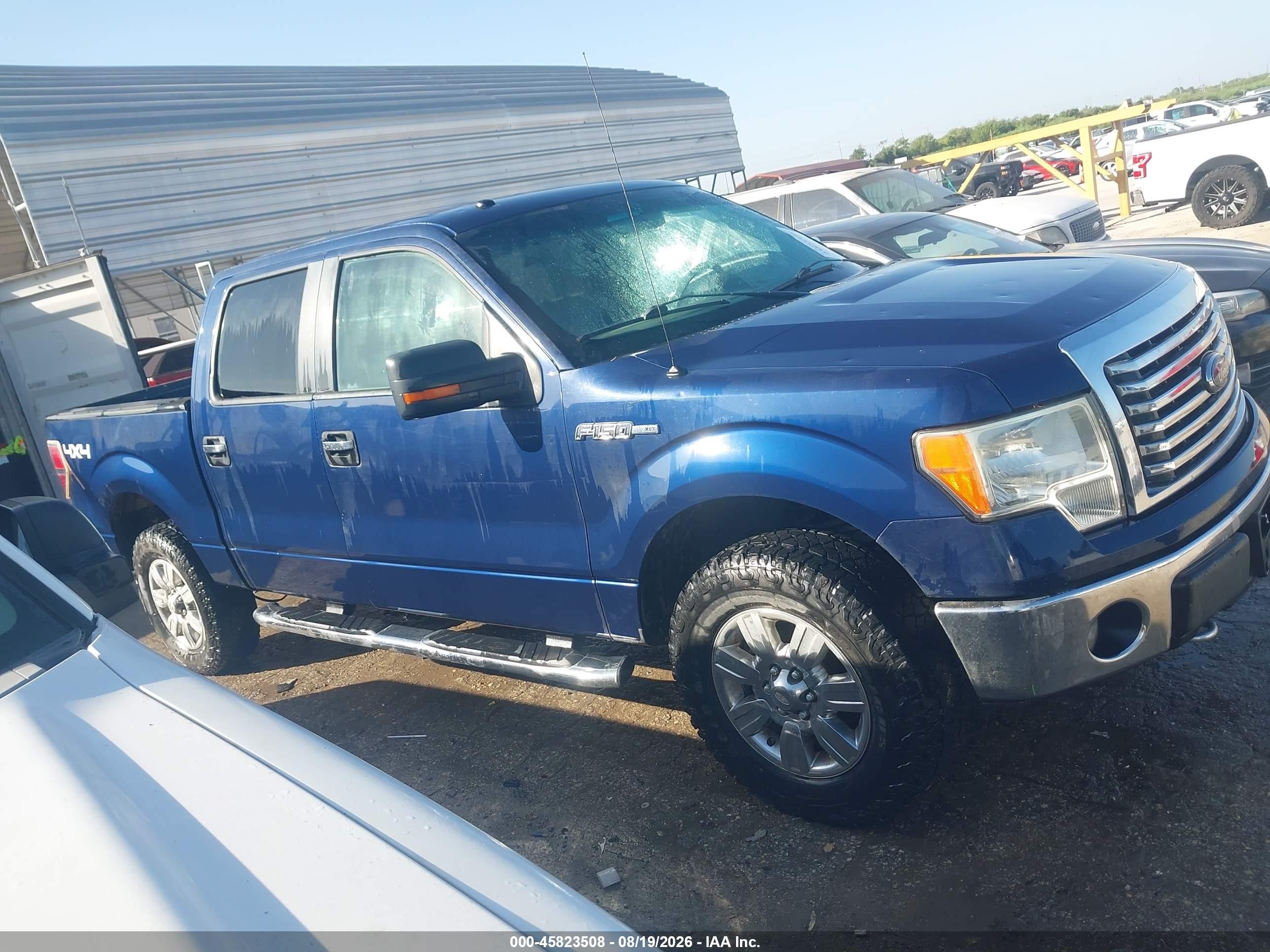 2012 Ford F-150 Xlt Синий vin: 1FTFW1EF3CFC76671