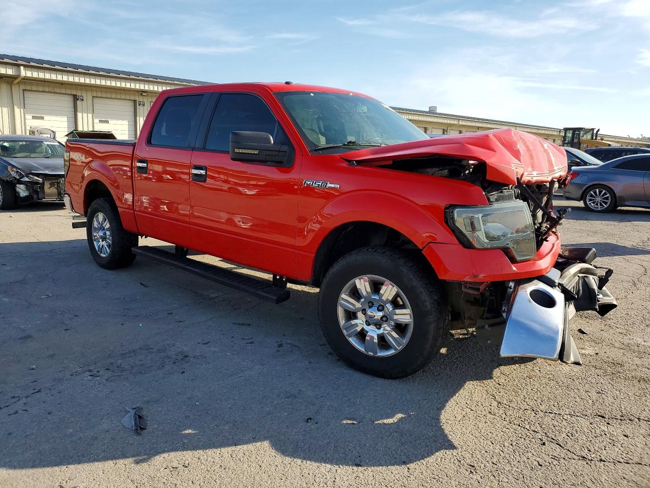 2012 Ford F150 Supercrew Red vin: 1FTFW1EF3CFC92188