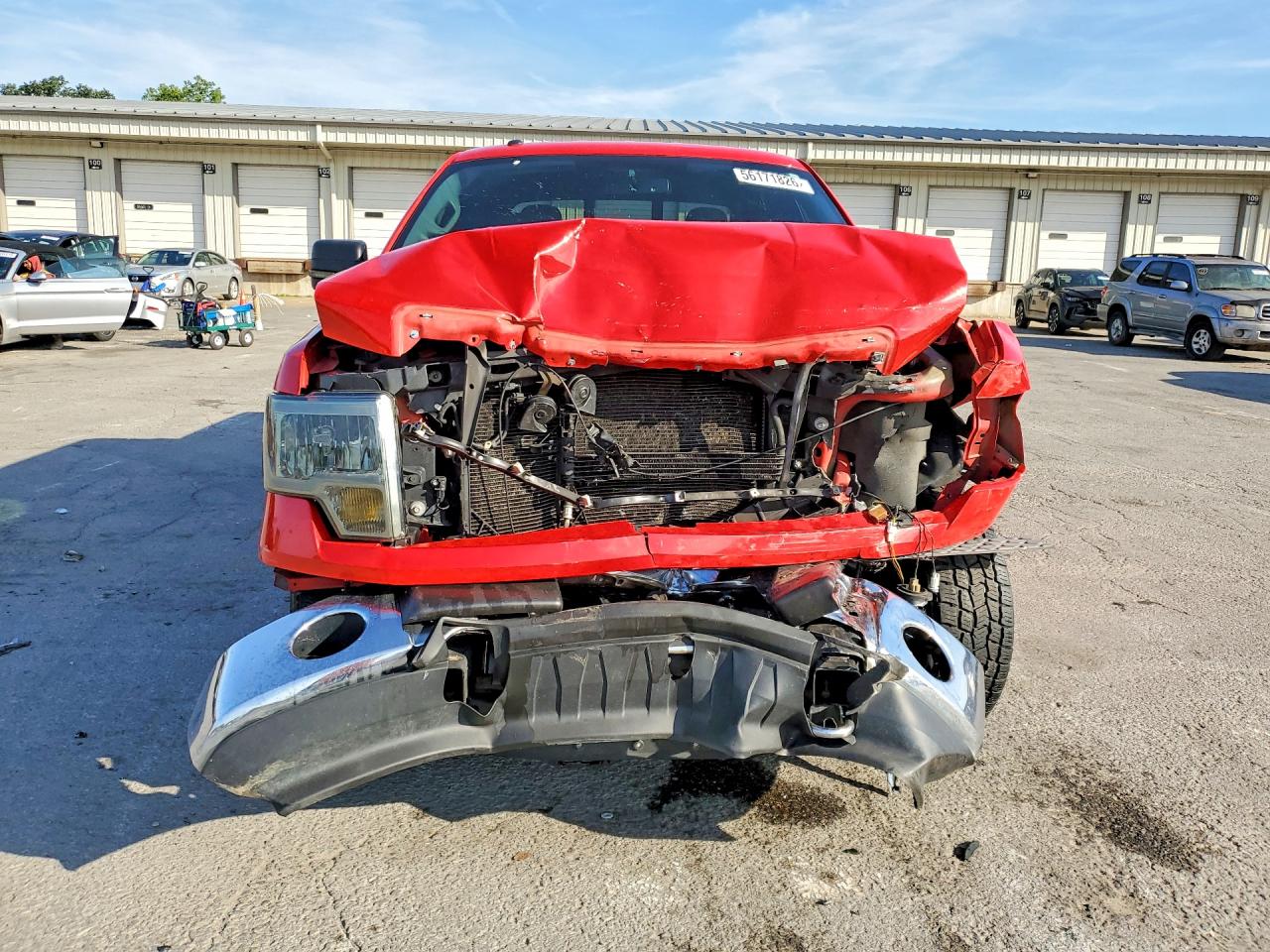 2012 Ford F150 Supercrew Red vin: 1FTFW1EF3CFC92188