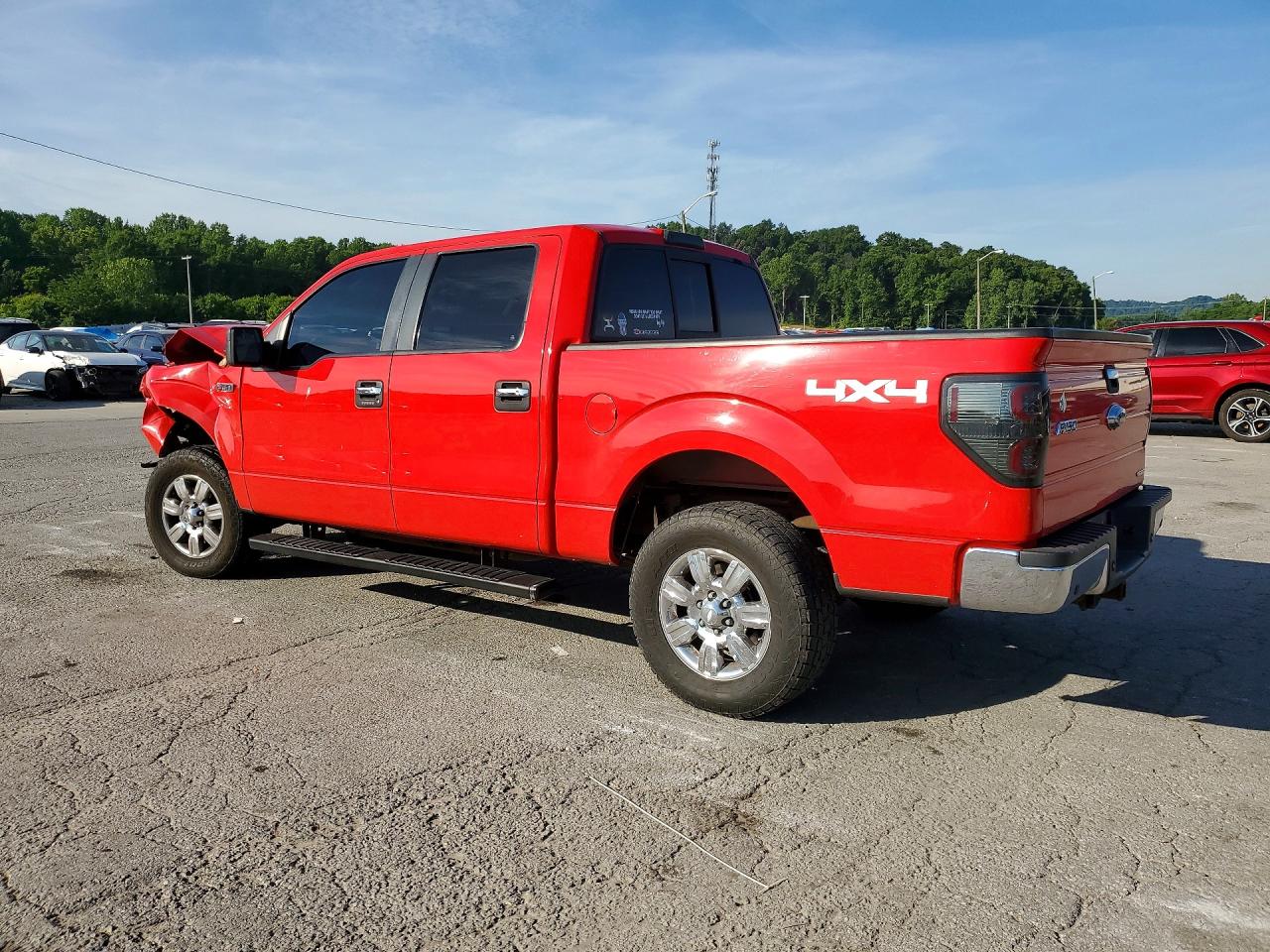 2012 Ford F150 Supercrew Red vin: 1FTFW1EF3CFC92188