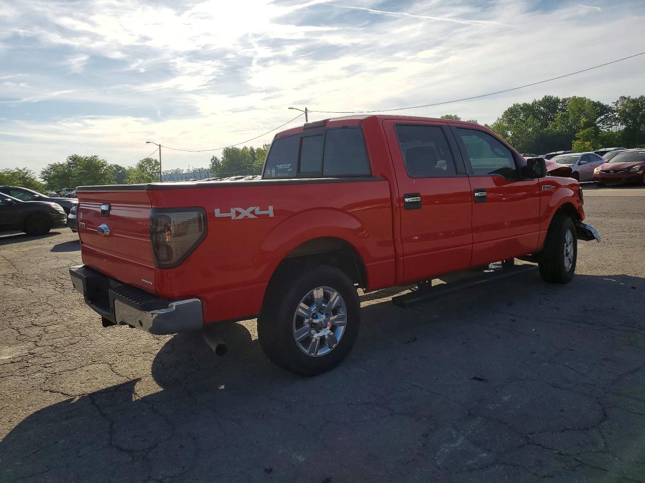 2012 Ford F150 Supercrew Red vin: 1FTFW1EF3CFC92188
