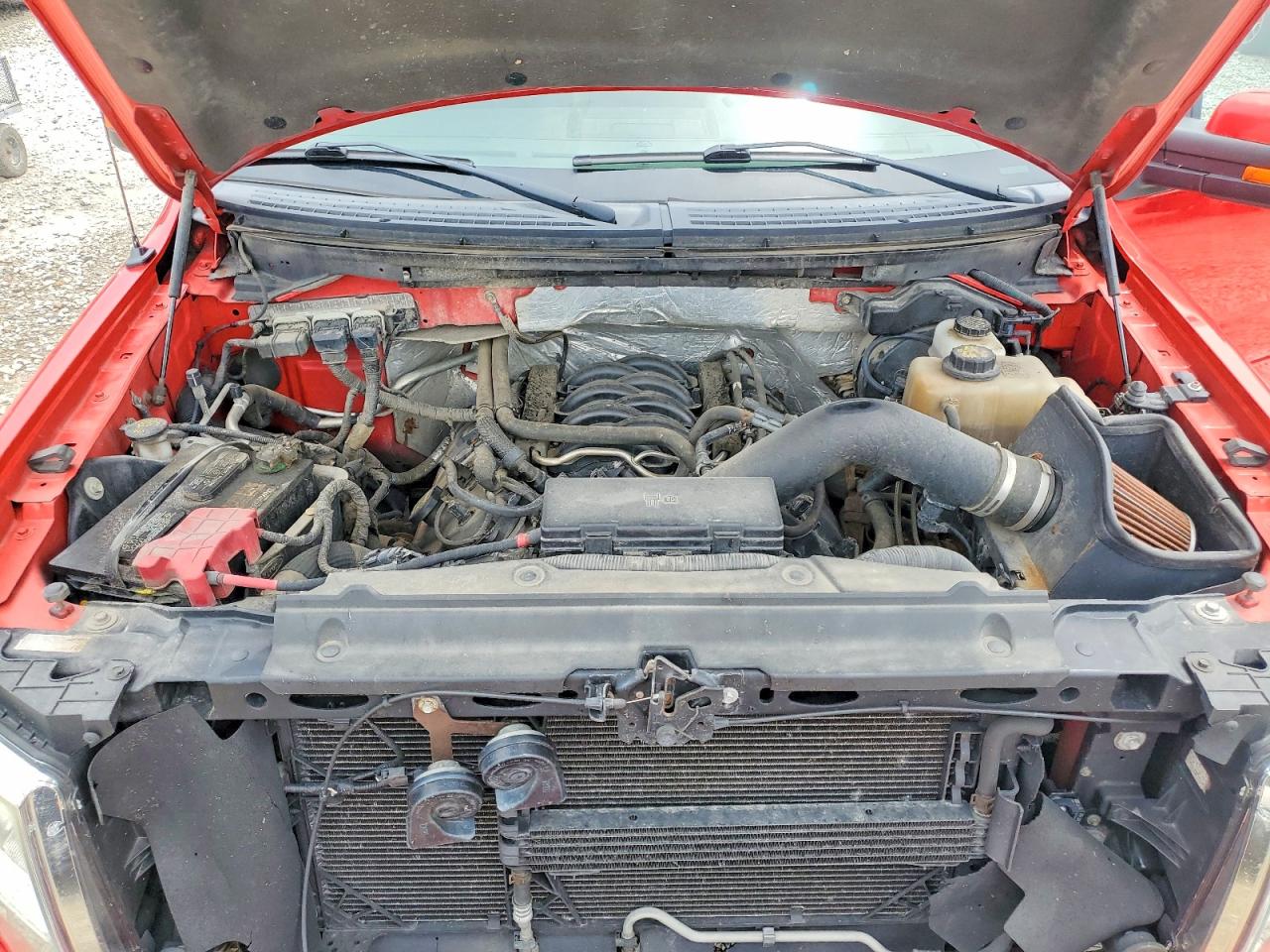 2012 Ford F150 Red vin: 1FTFW1EF3CFD04937