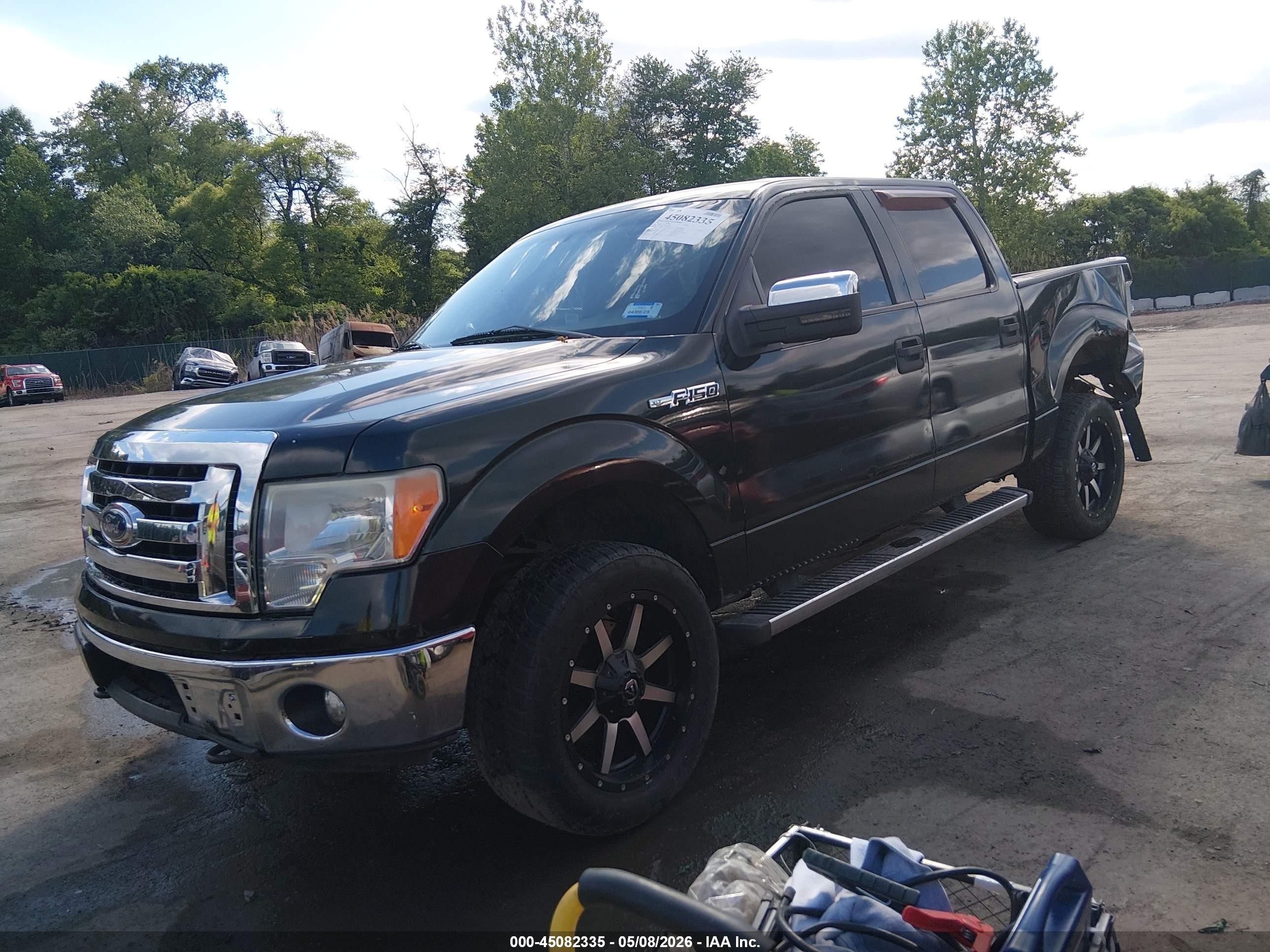 2012 Ford F-150 Xlt Black vin: 1FTFW1EF3CKD17291