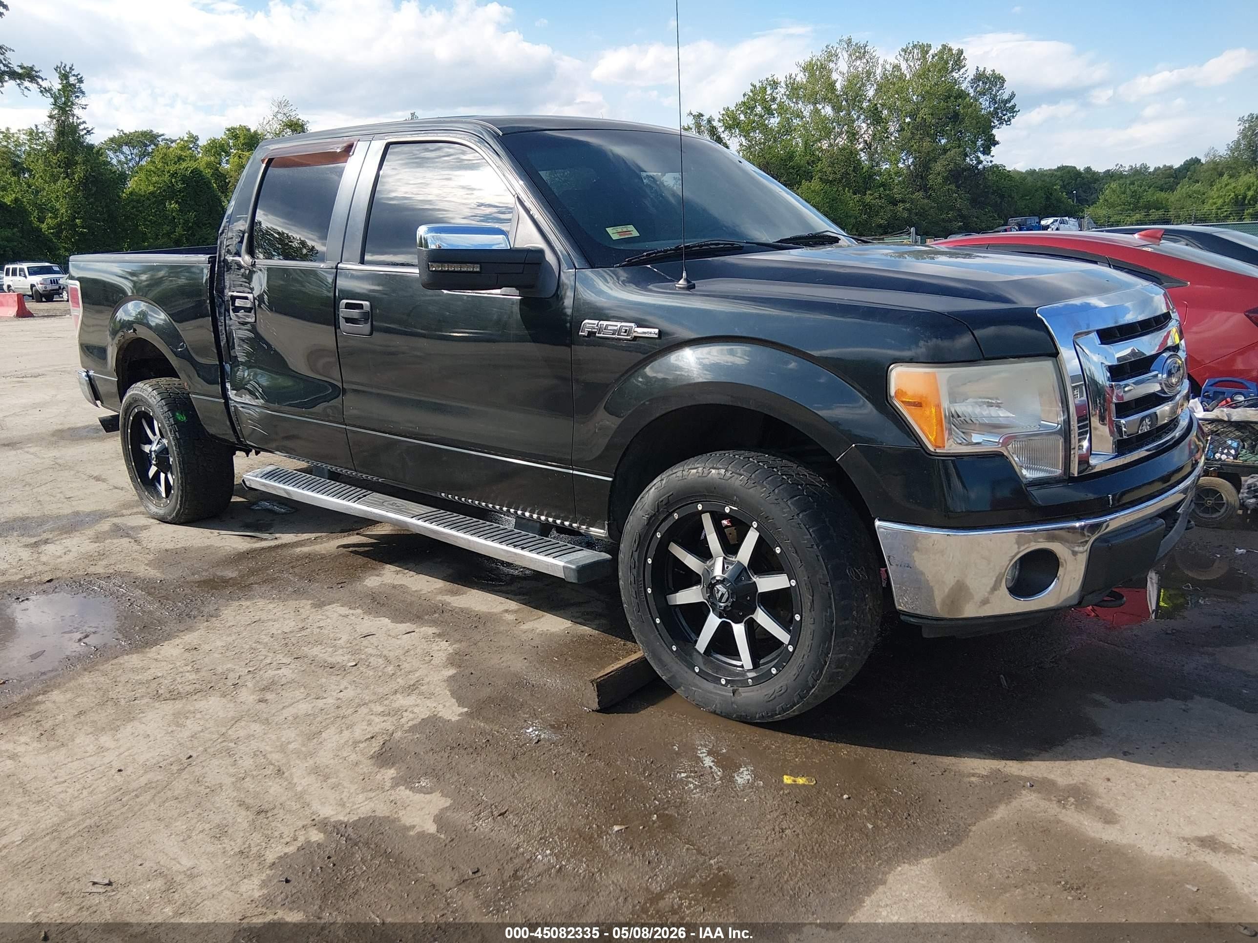 2012 Ford F-150 Xlt Black vin: 1FTFW1EF3CKD17291