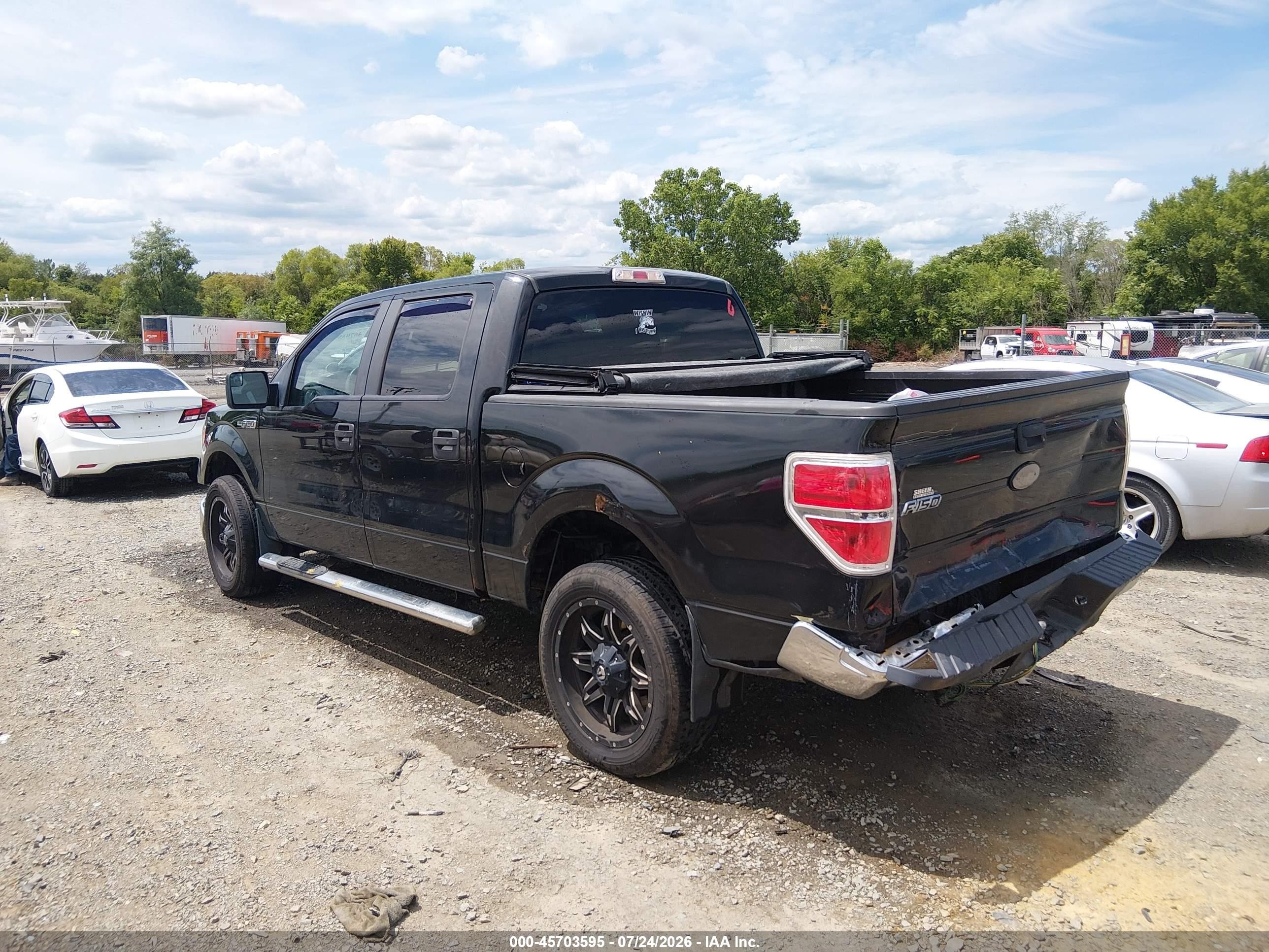 2012 Ford F-150 Xlt Black vin: 1FTFW1EF3CKD18070