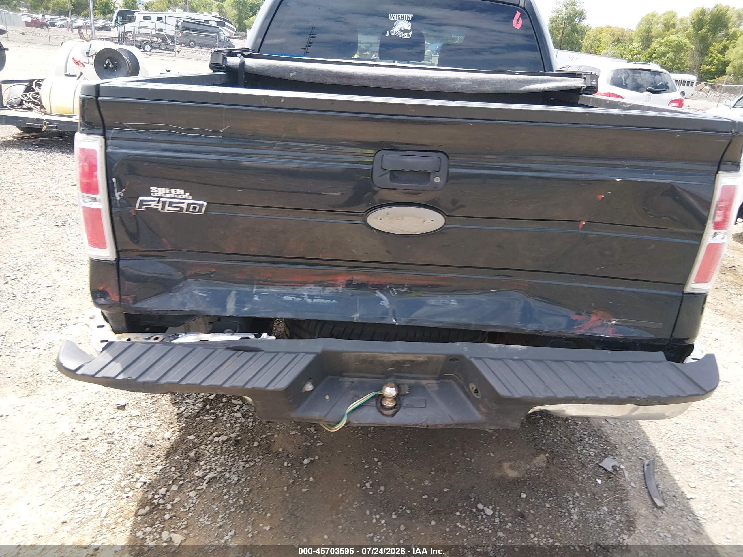 2012 Ford F-150 Xlt Black vin: 1FTFW1EF3CKD18070