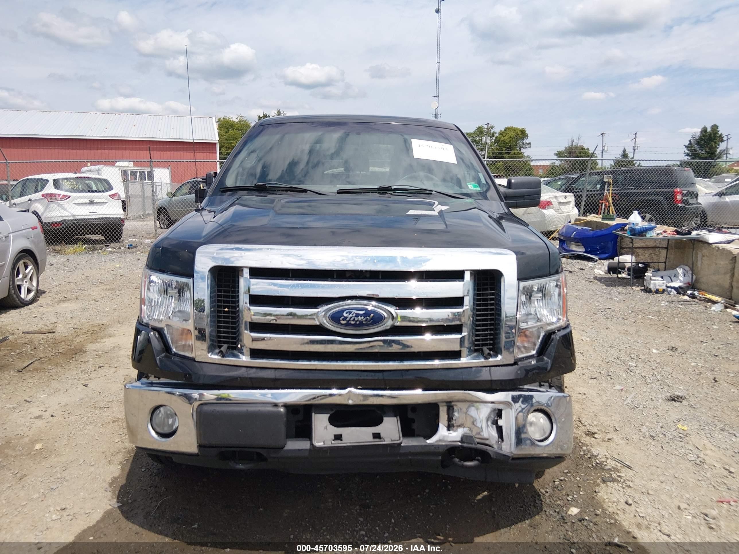 2012 Ford F-150 Xlt Black vin: 1FTFW1EF3CKD18070