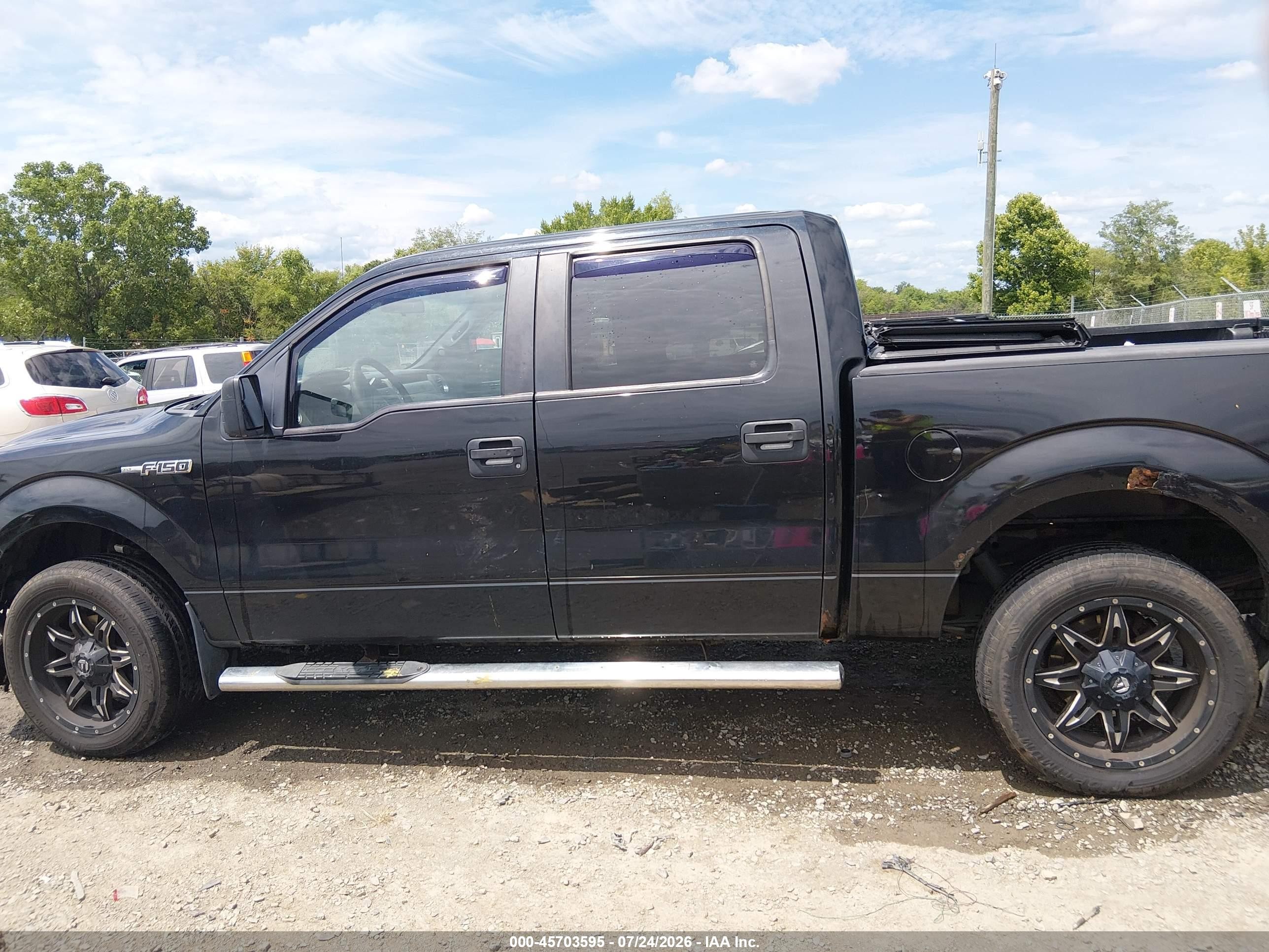 2012 Ford F-150 Xlt Black vin: 1FTFW1EF3CKD18070
