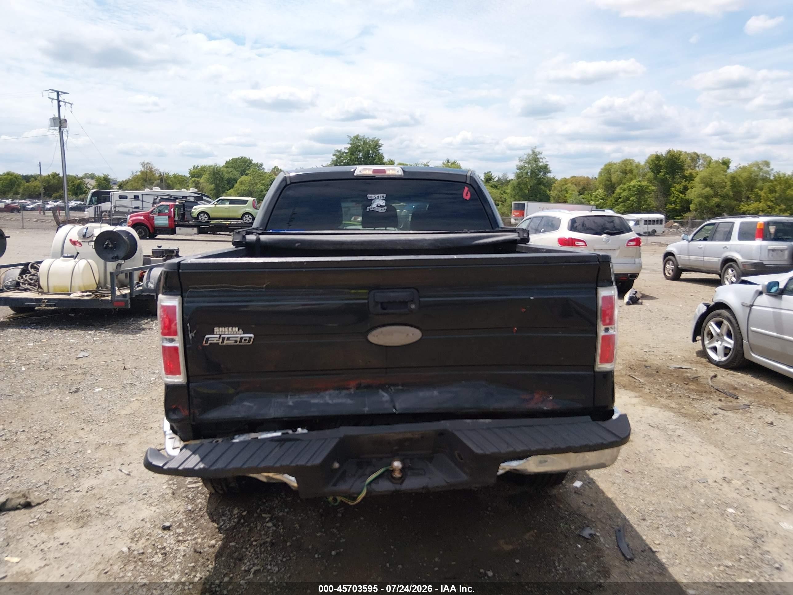 2012 Ford F-150 Xlt Black vin: 1FTFW1EF3CKD18070