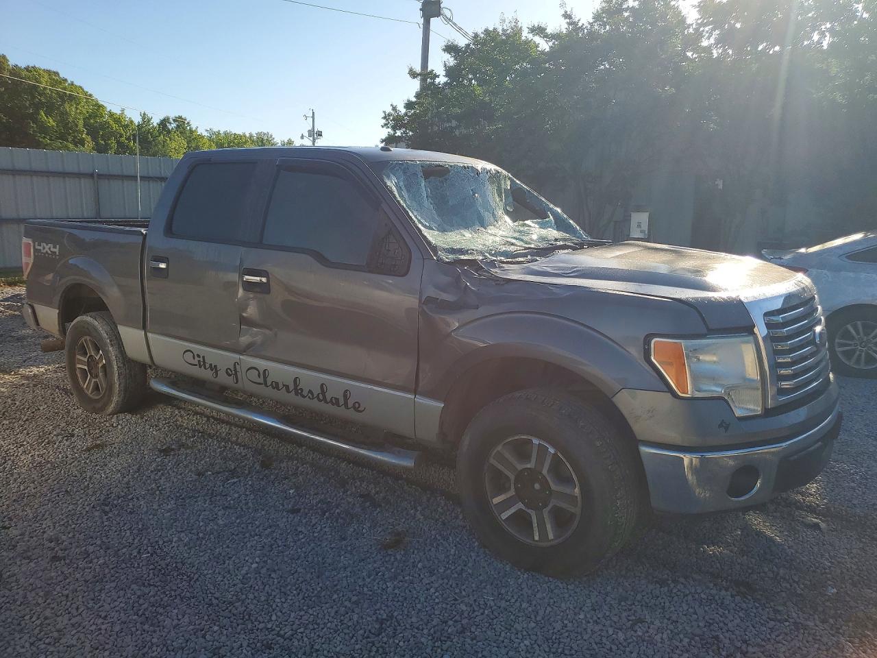 2012 Ford F150 Supercrew Gray vin: 1FTFW1EF3CKD35063
