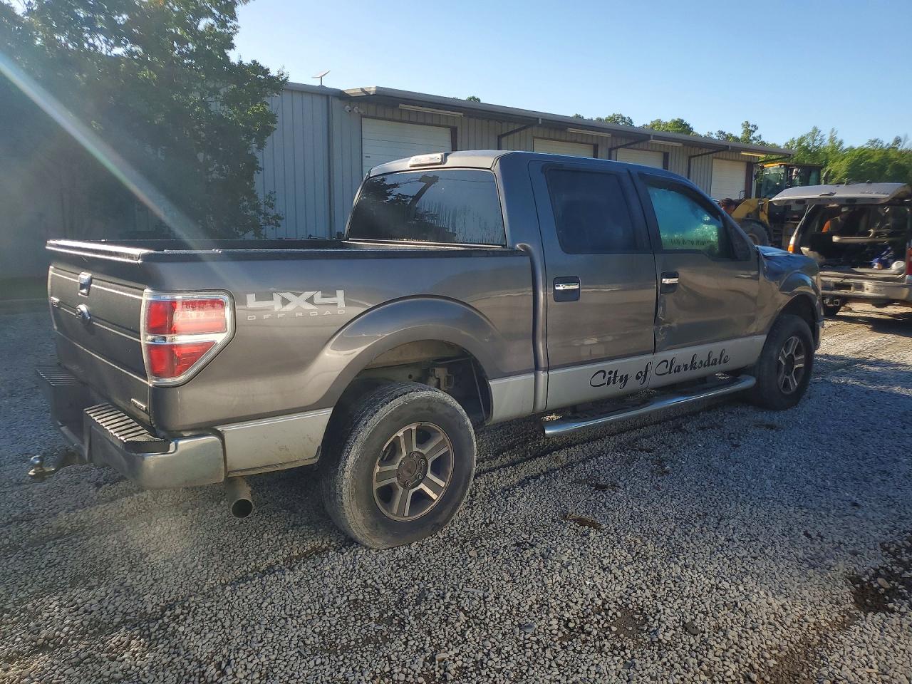 2012 Ford F150 Supercrew Gray vin: 1FTFW1EF3CKD35063