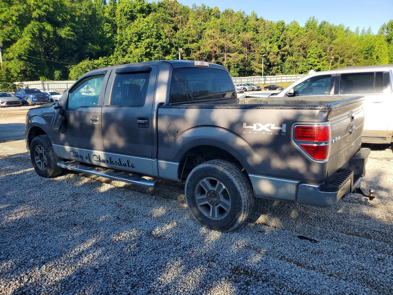 2012 Ford F150 Supercrew Gray vin: 1FTFW1EF3CKD35063