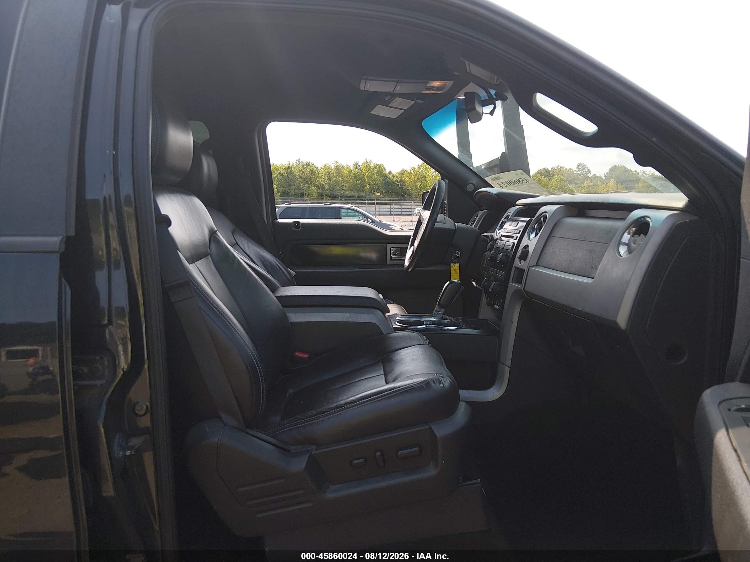 2012 Ford F-150 Fx4 Black vin: 1FTFW1EF3CKE18654