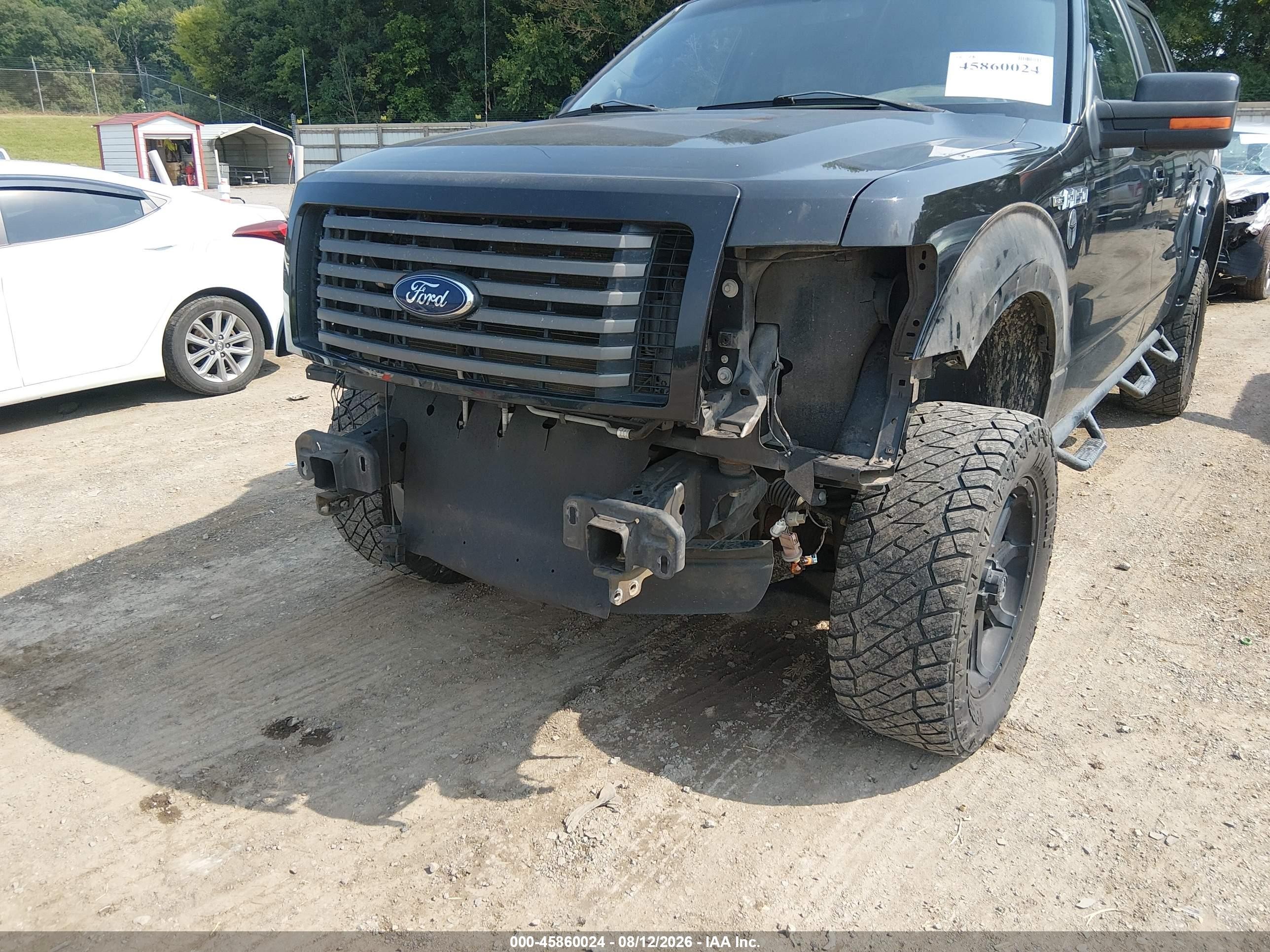 2012 Ford F-150 Fx4 Black vin: 1FTFW1EF3CKE18654