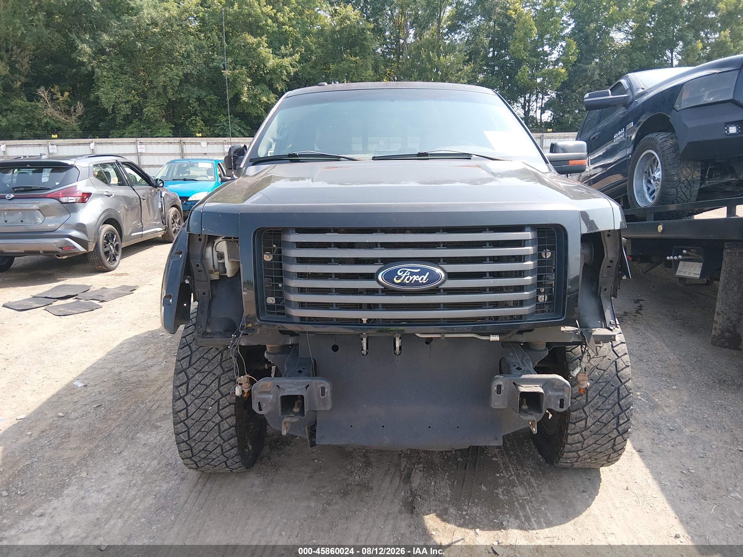 2012 Ford F-150 Fx4 Black vin: 1FTFW1EF3CKE18654