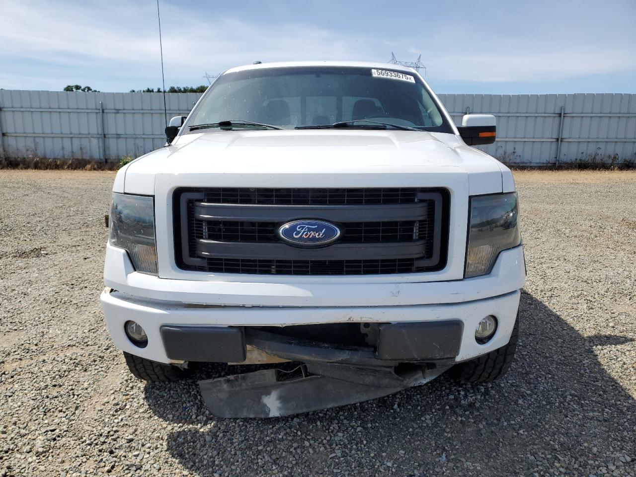 2013 Ford F150 Supercrew White vin: 1FTFW1EF3DFA06258