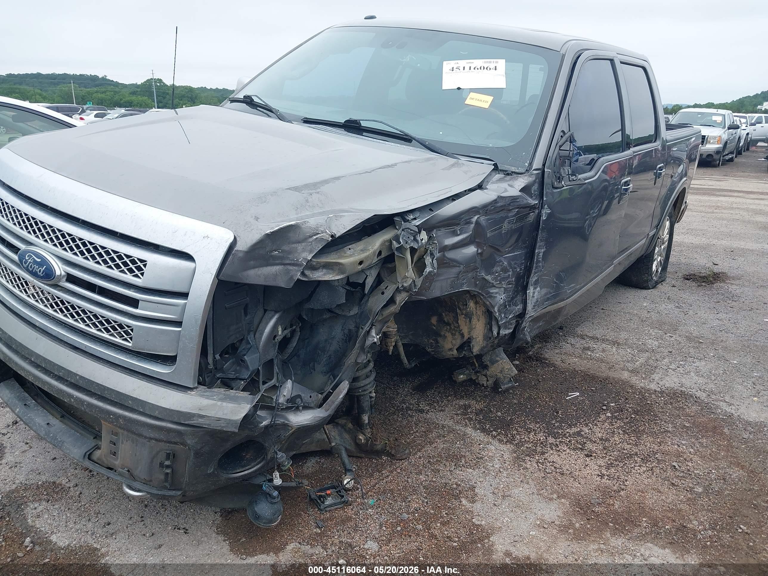 2013 Ford F-150 Platinum Серый vin: 1FTFW1EF3DFA10603