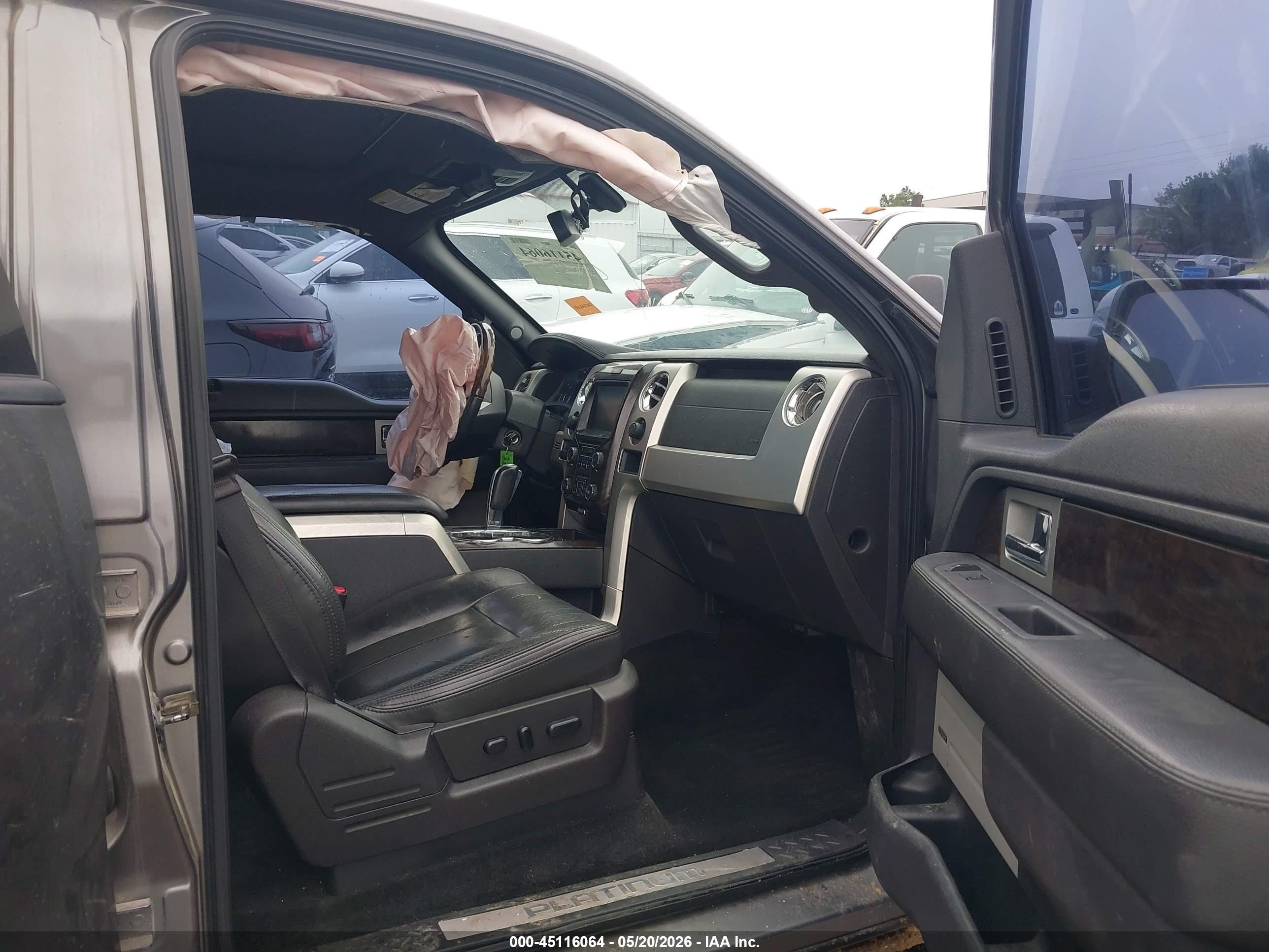 2013 Ford F-150 Platinum Серый vin: 1FTFW1EF3DFA10603