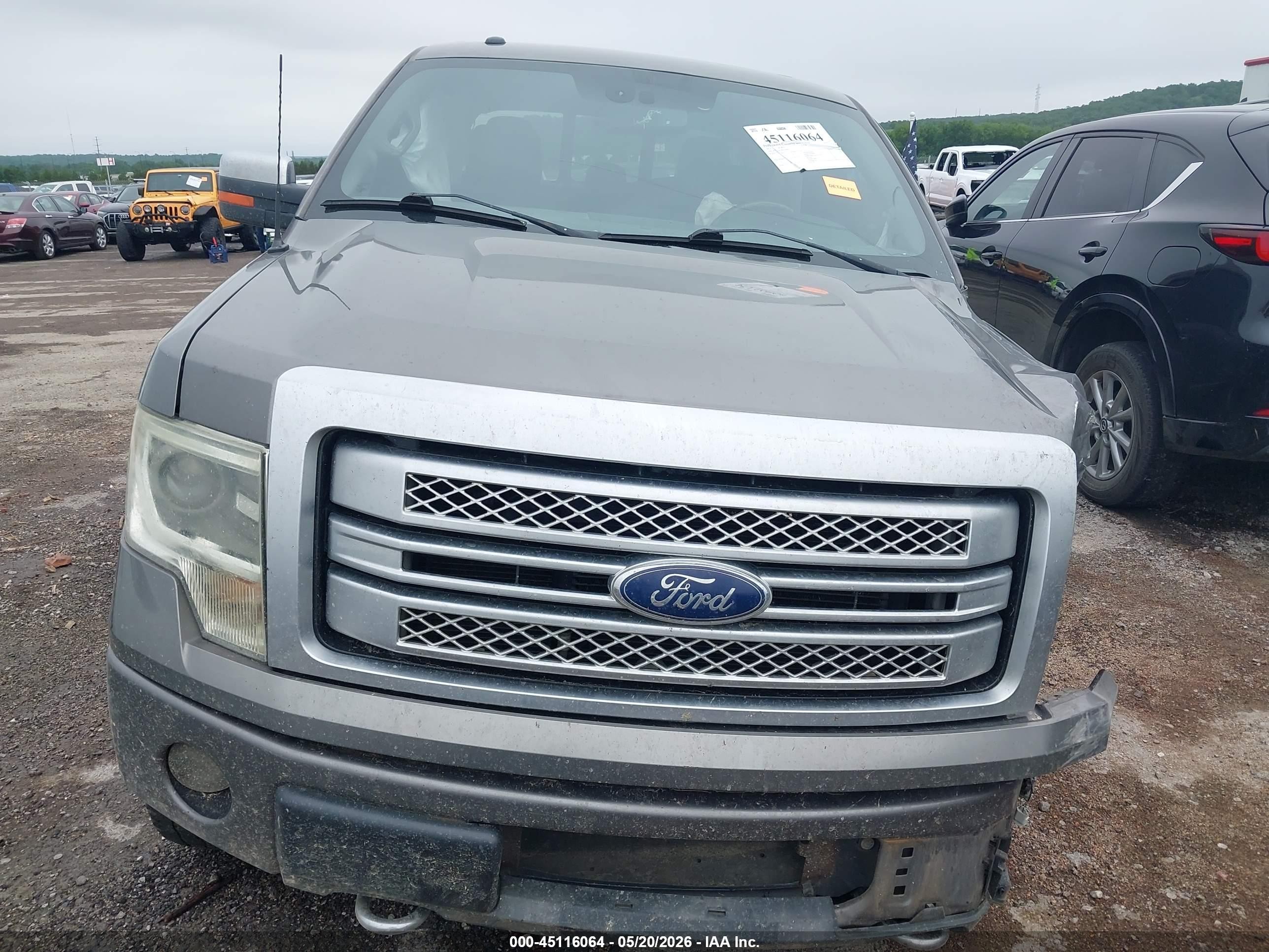 2013 Ford F-150 Platinum Серый vin: 1FTFW1EF3DFA10603