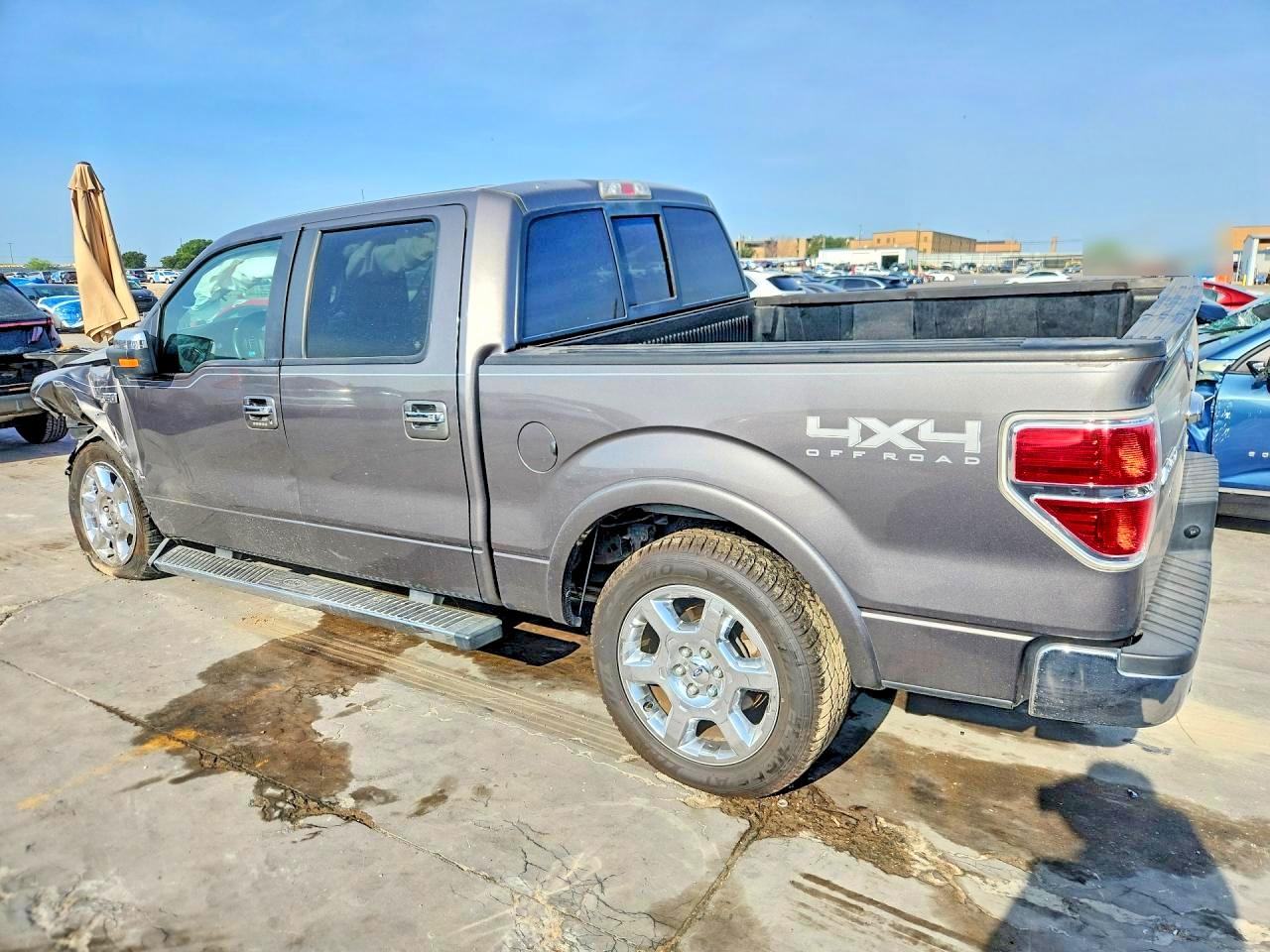 2013 Ford F150 Lariat Gray vin: 1FTFW1EF3DFA41298