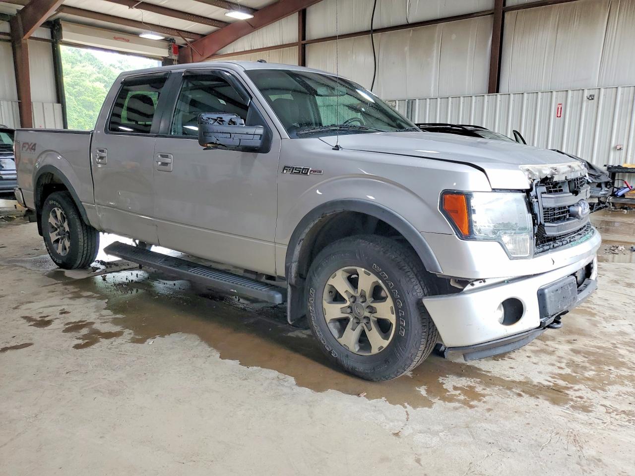 2013 Ford F150 Supercrew Silver vin: 1FTFW1EF3DFA44346