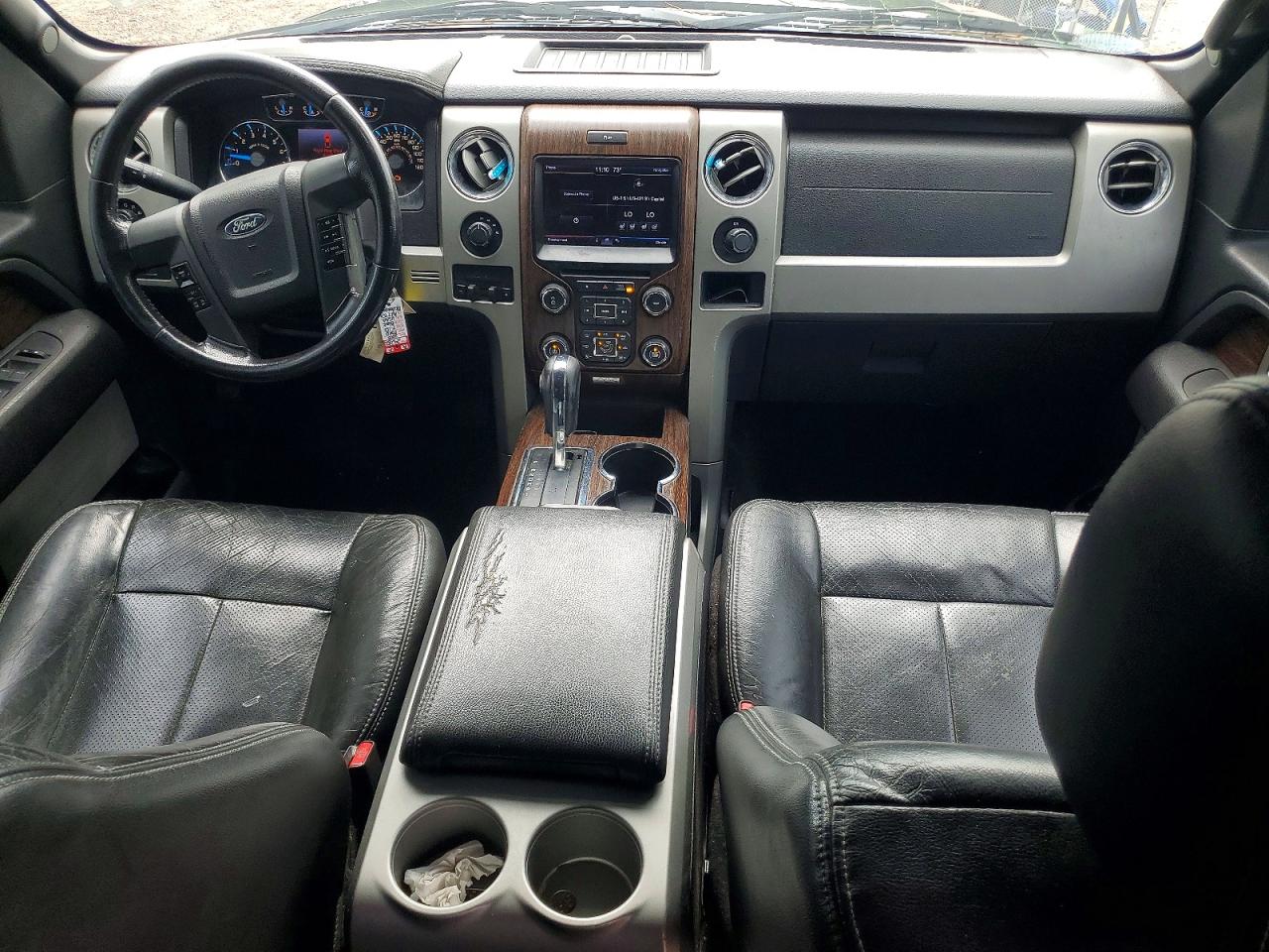 2013 Ford F150 Supercrew Black vin: 1FTFW1EF3DFA47750