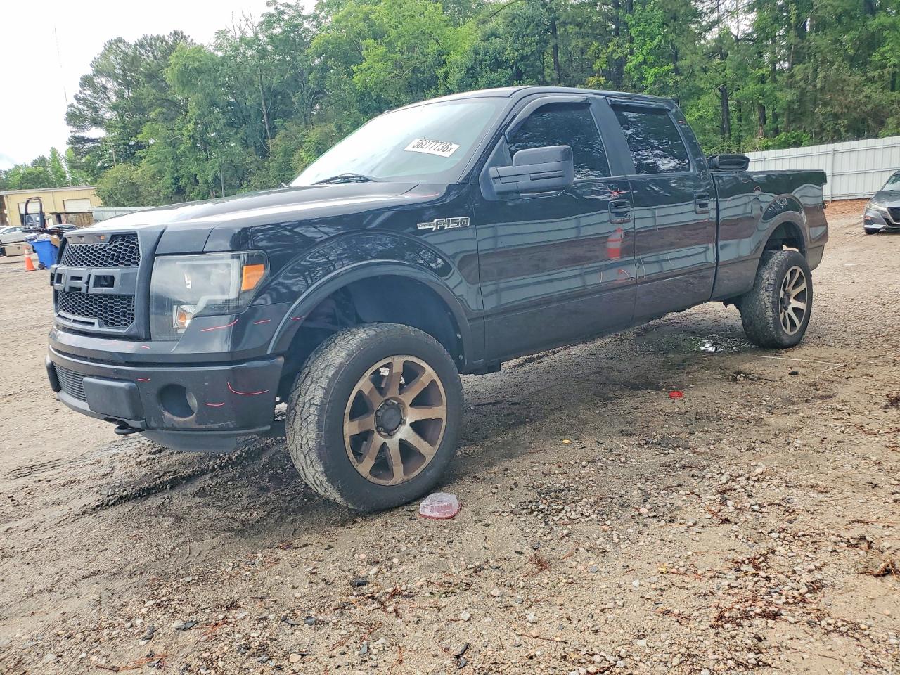 2013 Ford F150 Supercrew Black vin: 1FTFW1EF3DFA47750