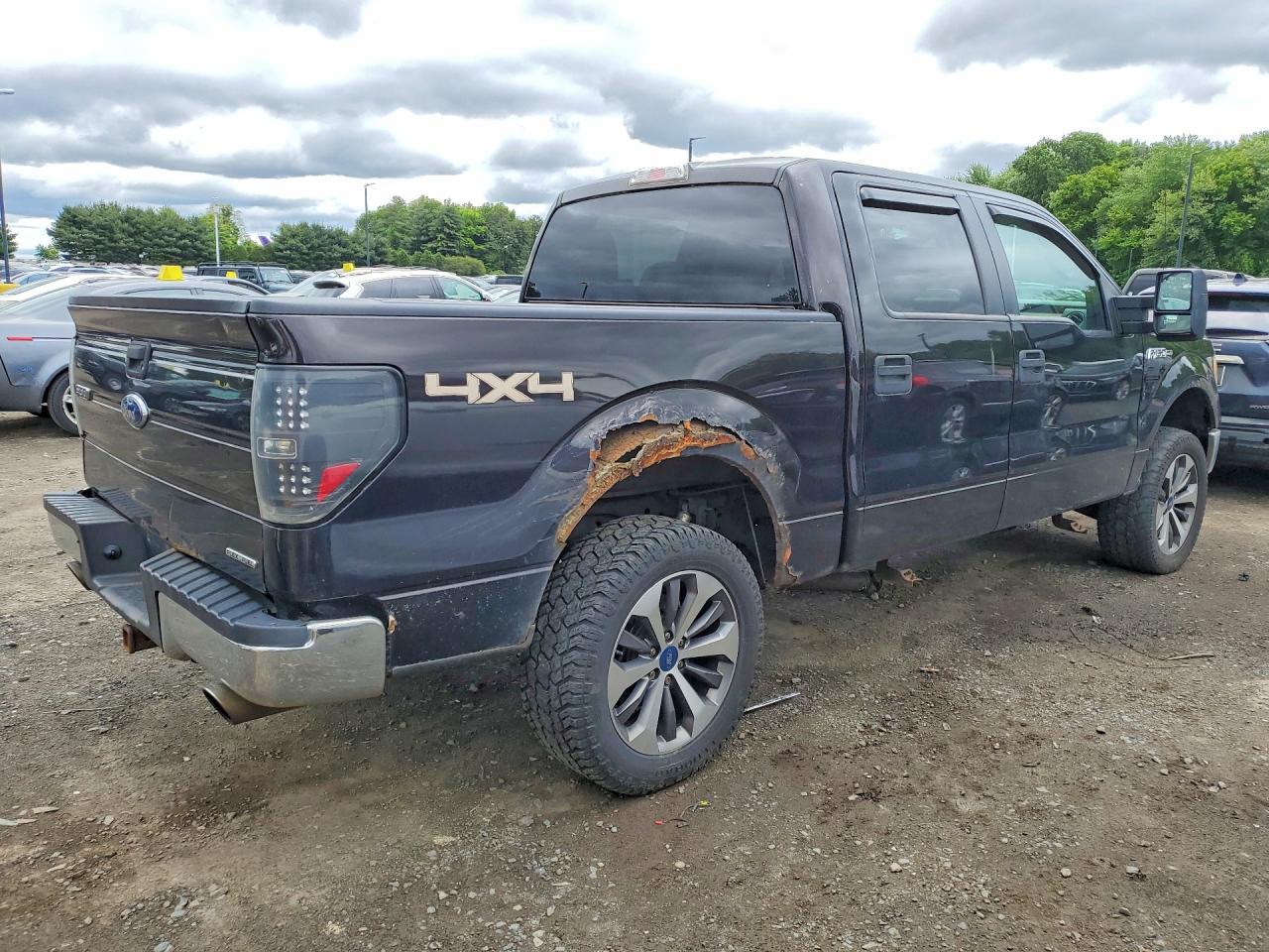 2013 Ford F150 Supercrew Black vin: 1FTFW1EF3DFA62653