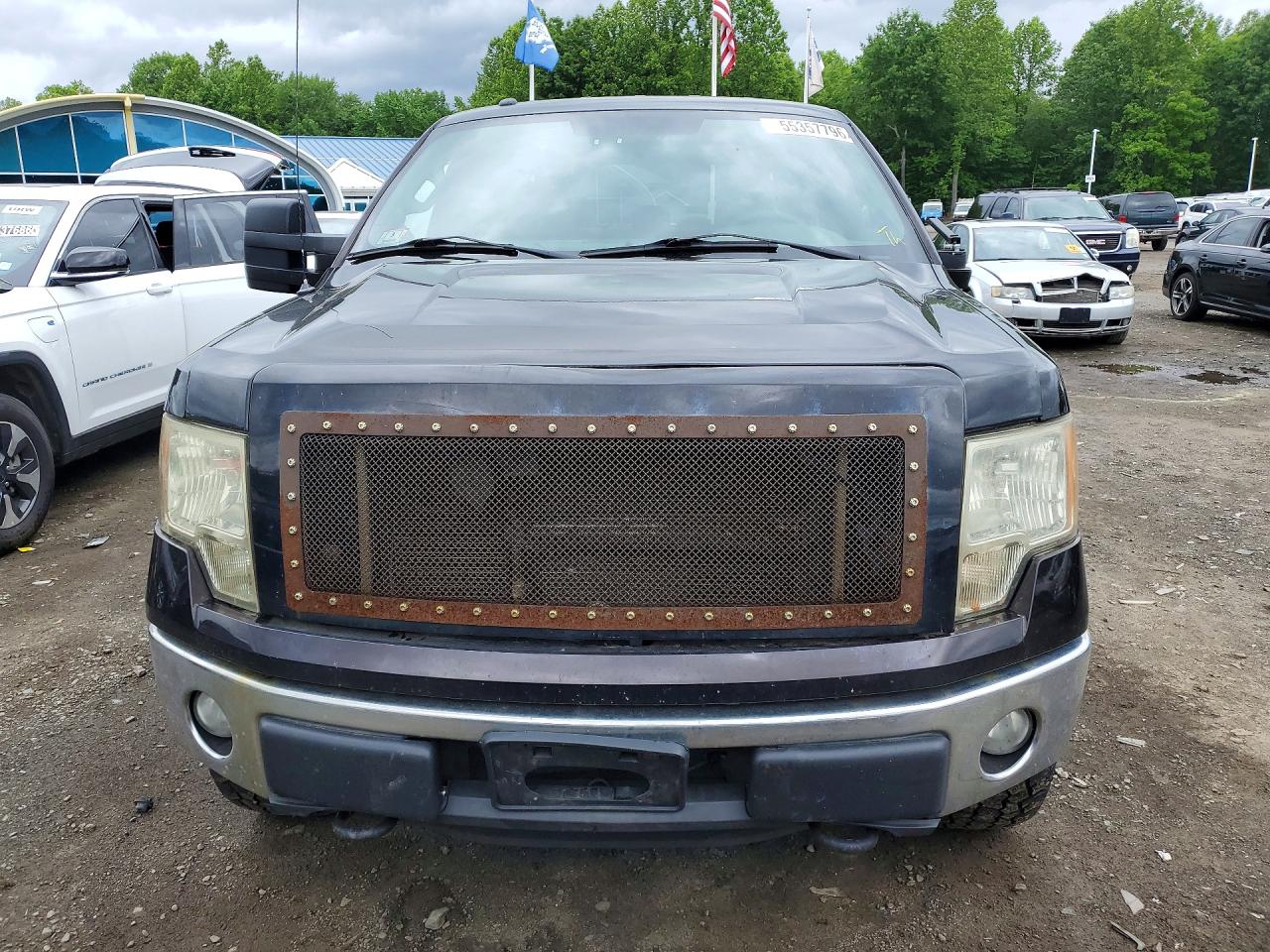 2013 Ford F150 Supercrew Black vin: 1FTFW1EF3DFA62653