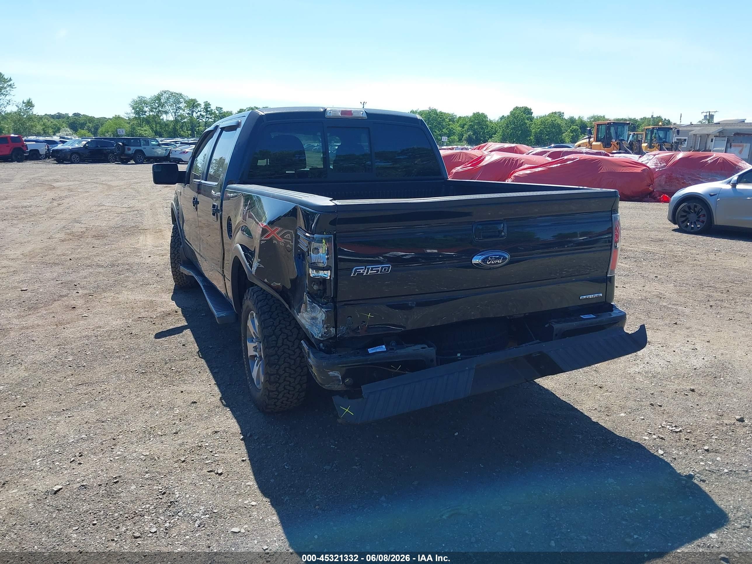 2013 Ford F-150 Fx4 Black vin: 1FTFW1EF3DFA71143
