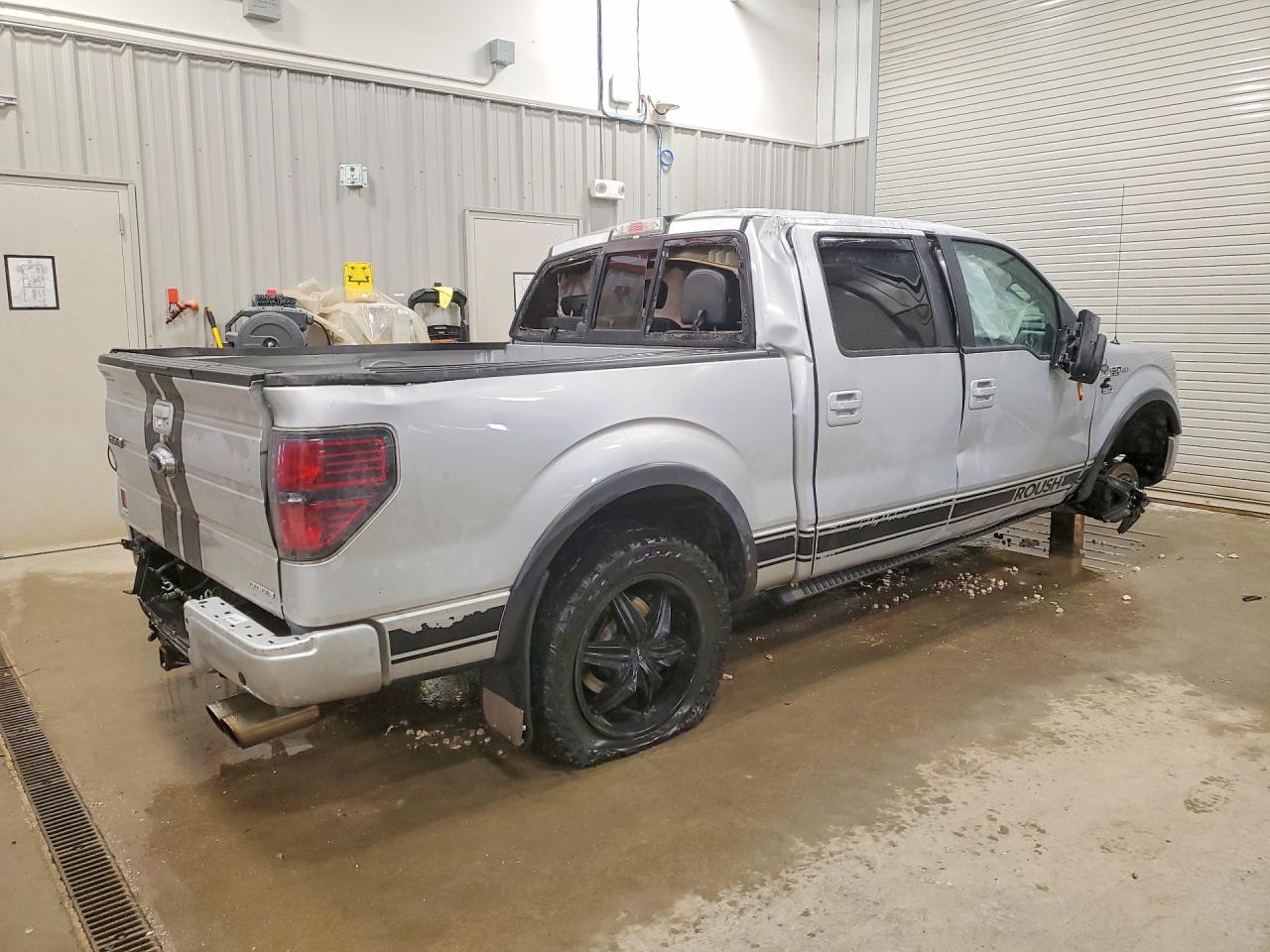 2013 Ford F150 Supercrew Silver vin: 1FTFW1EF3DFA76360