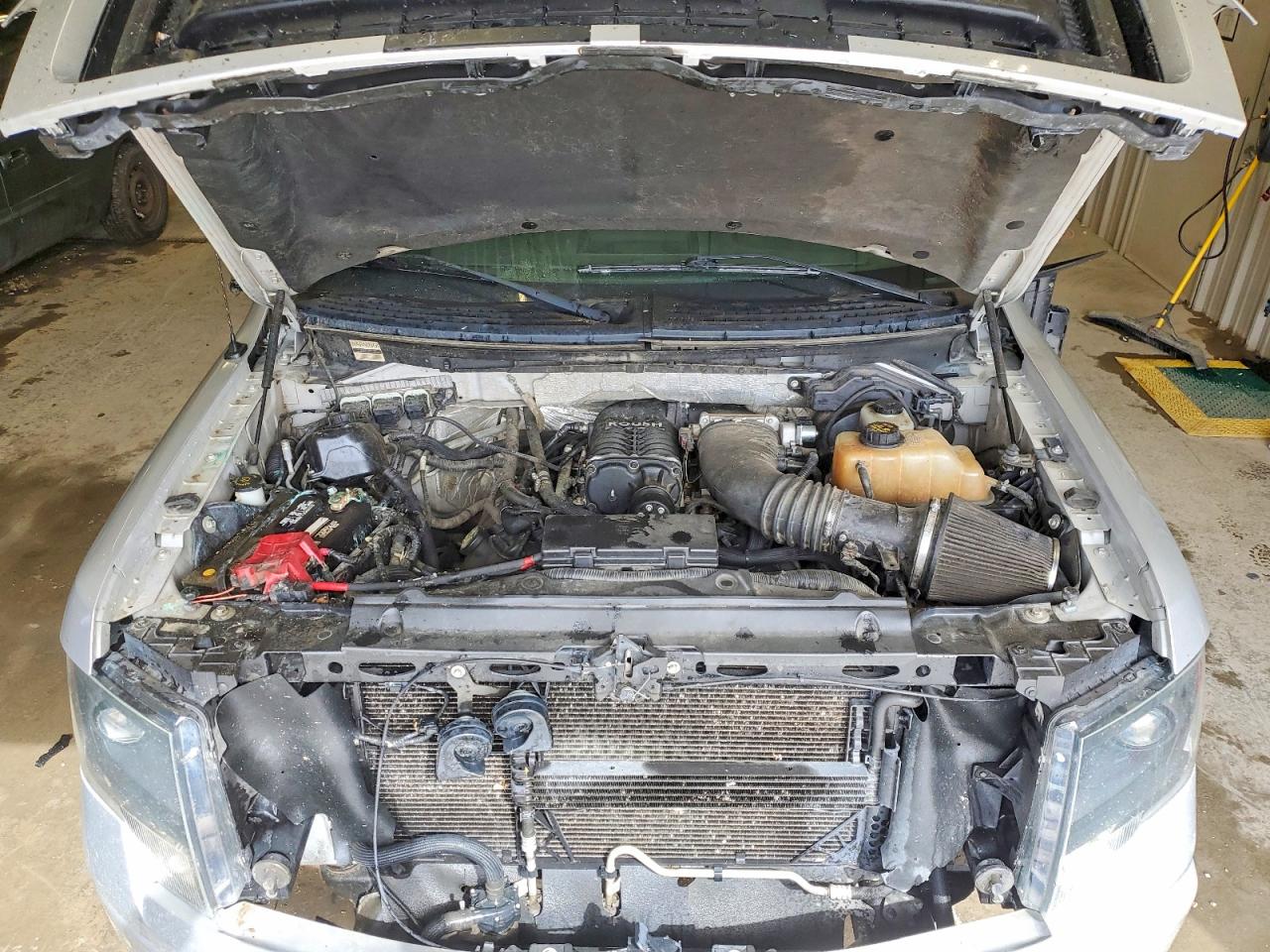 2013 Ford F150 Supercrew Silver vin: 1FTFW1EF3DFA76360