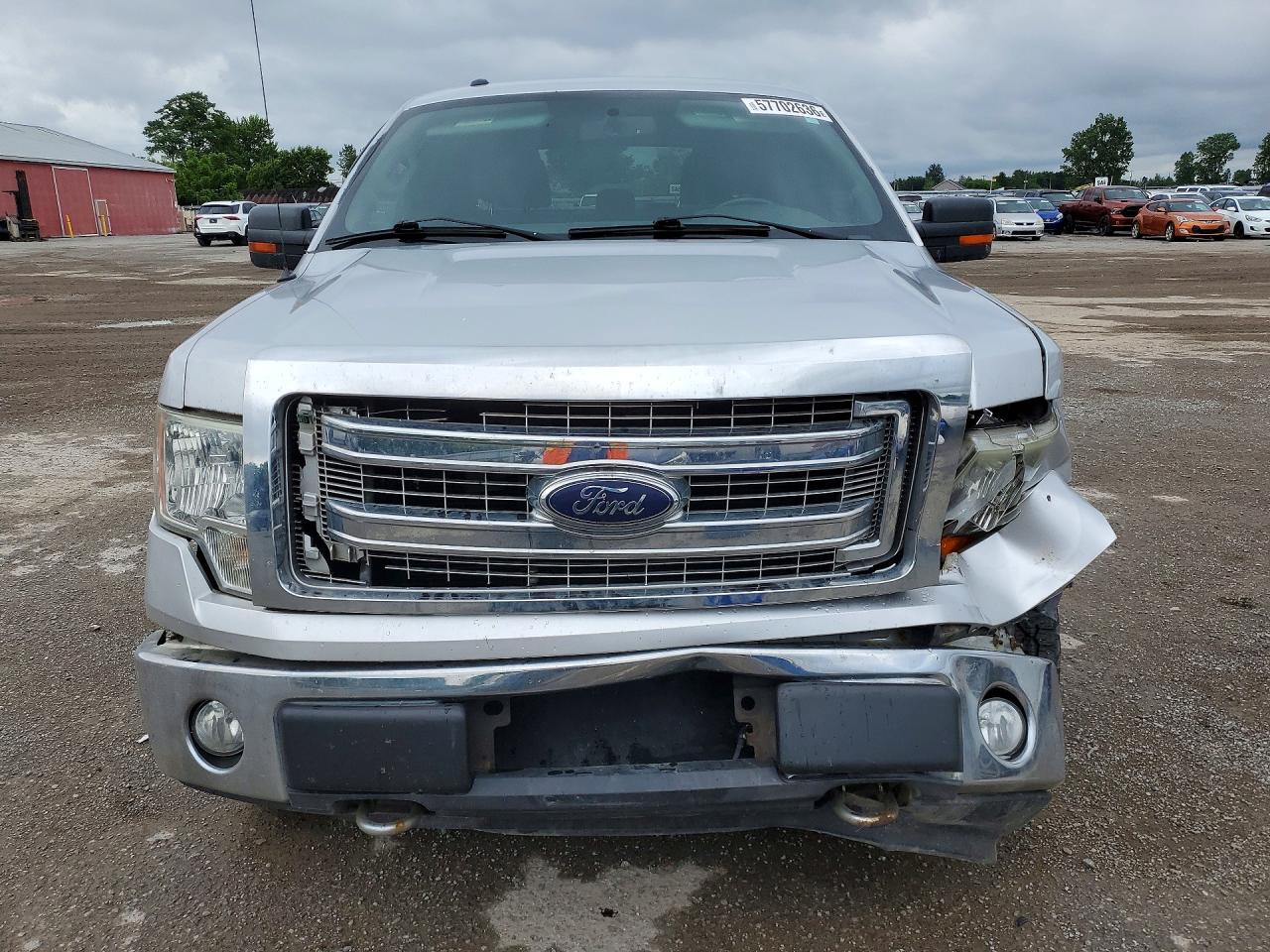 2013 Ford F150 Supercrew Серебряный vin: 1FTFW1EF3DFB24567