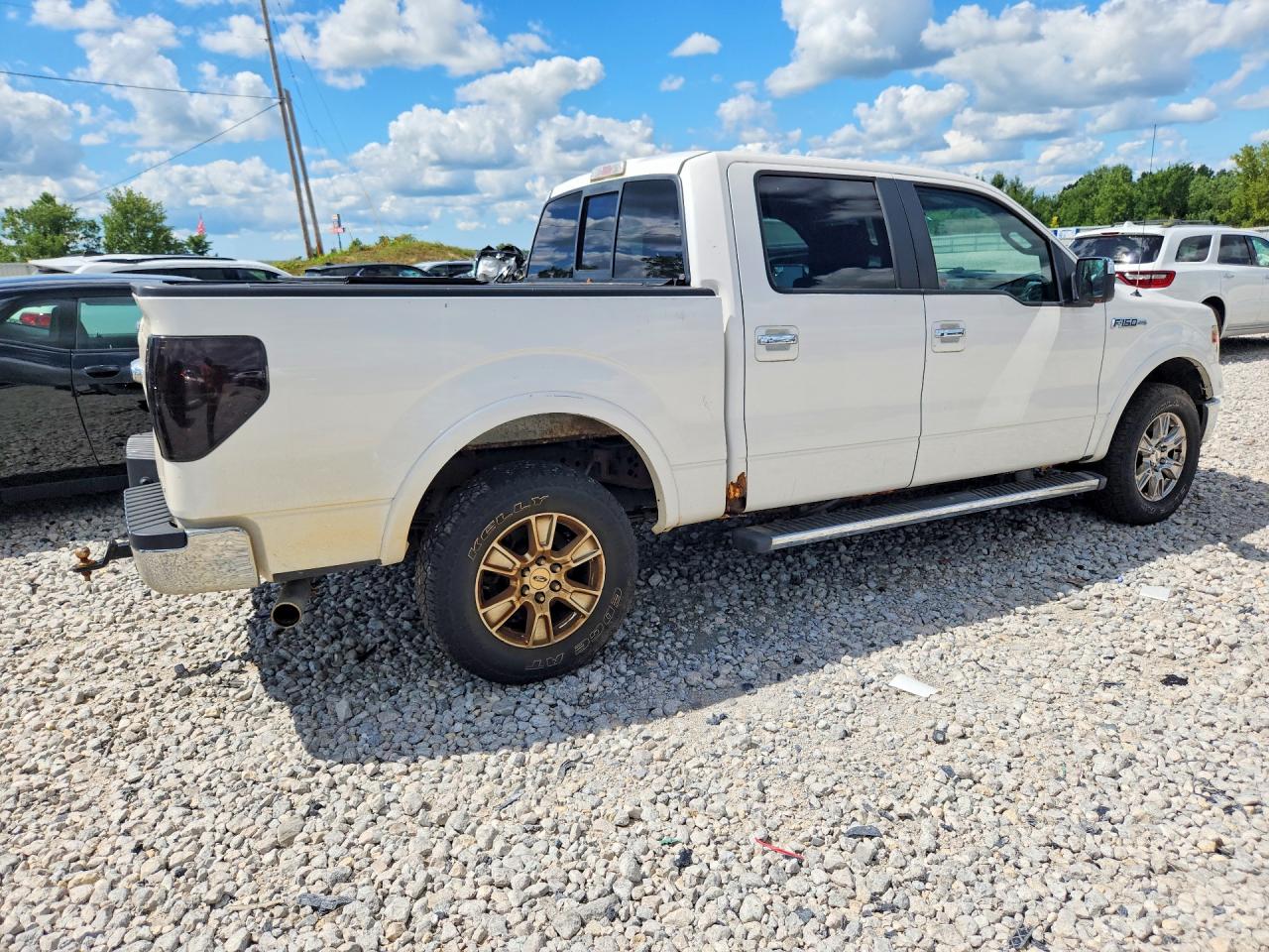 2013 Ford F150 Supercrew White vin: 1FTFW1EF3DFB55589