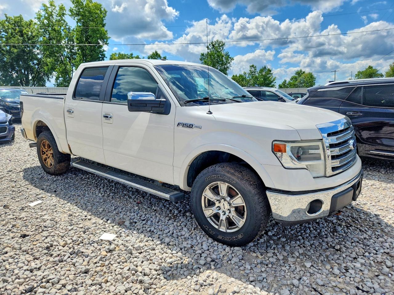 2013 Ford F150 Supercrew White vin: 1FTFW1EF3DFB55589