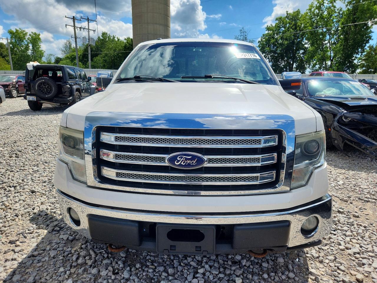 2013 Ford F150 Supercrew White vin: 1FTFW1EF3DFB55589